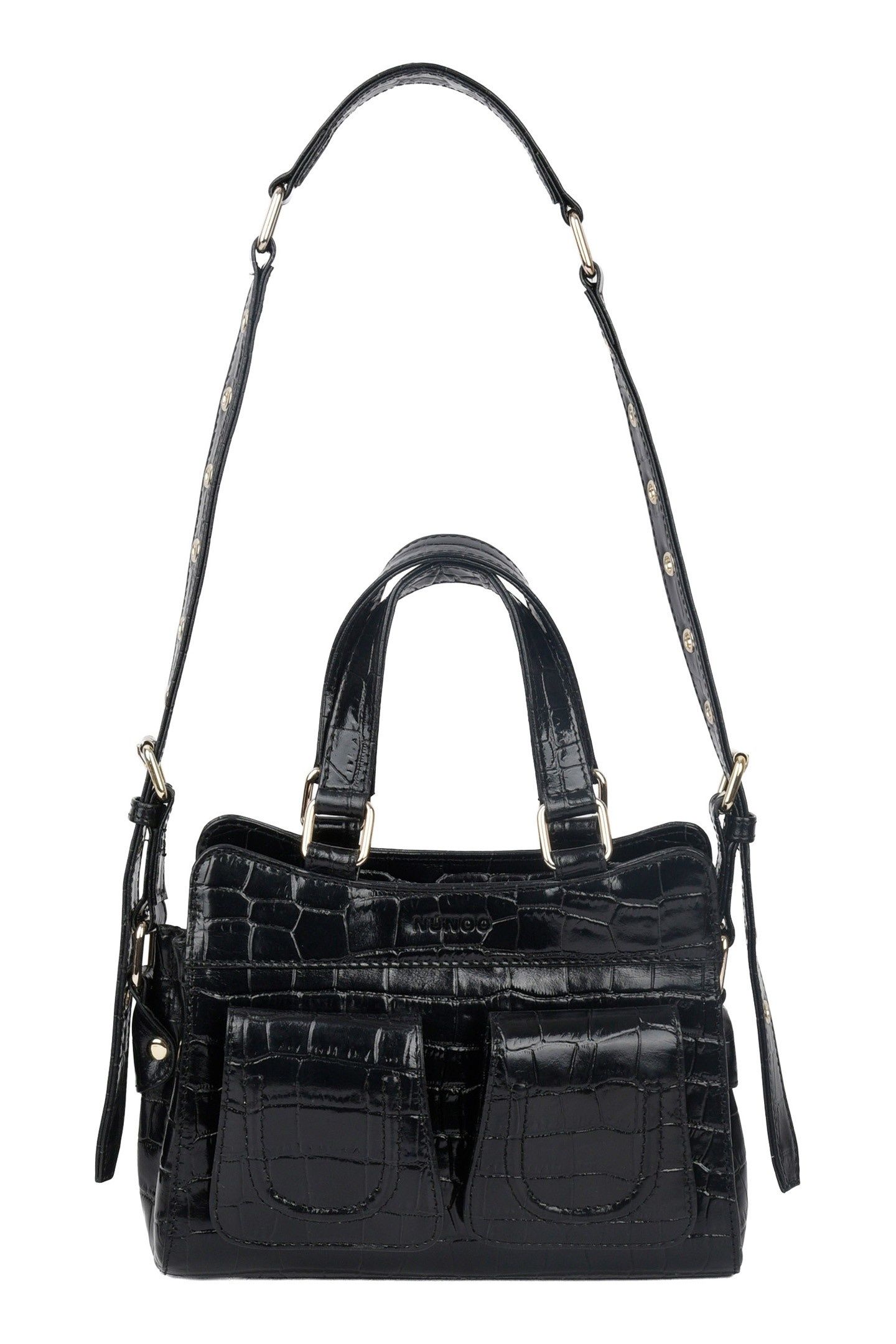 SMALL CHER TEXAS BLACK W. GOLD 1