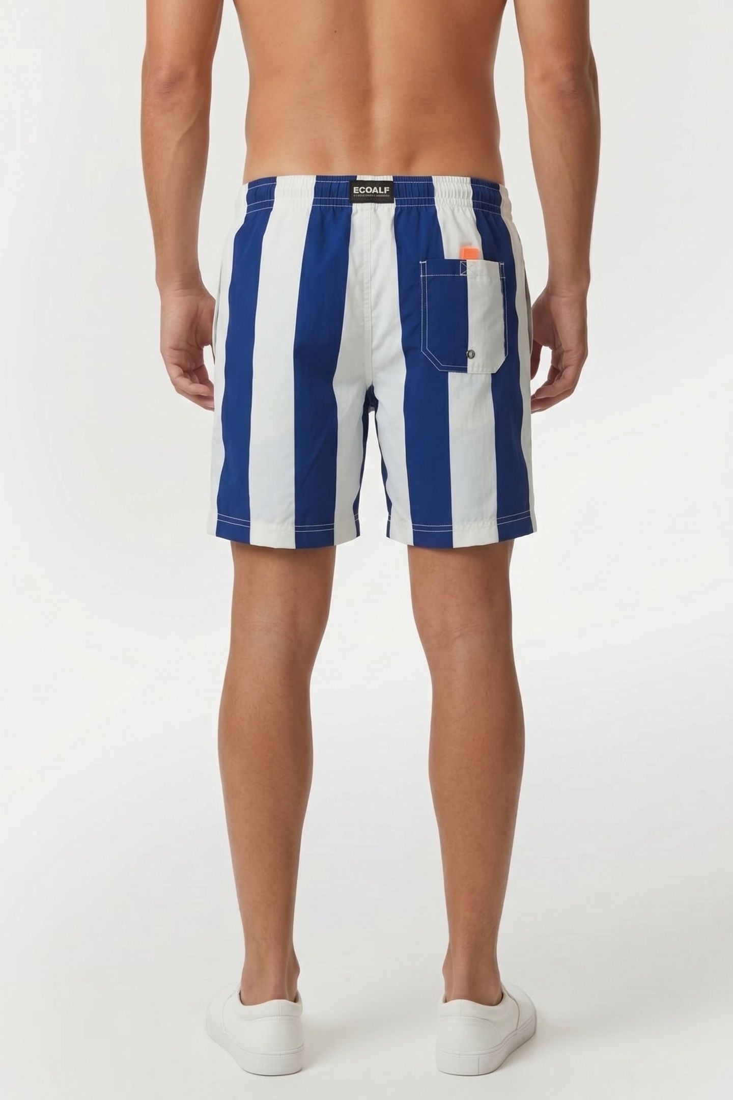 BEQUIAALF SWIMSUIT PURPLE CHECK PRINT 2