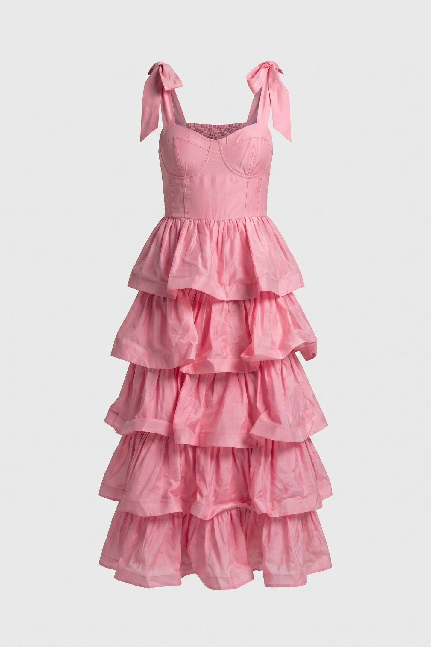EYERIS DRESS SOLID PINK 4