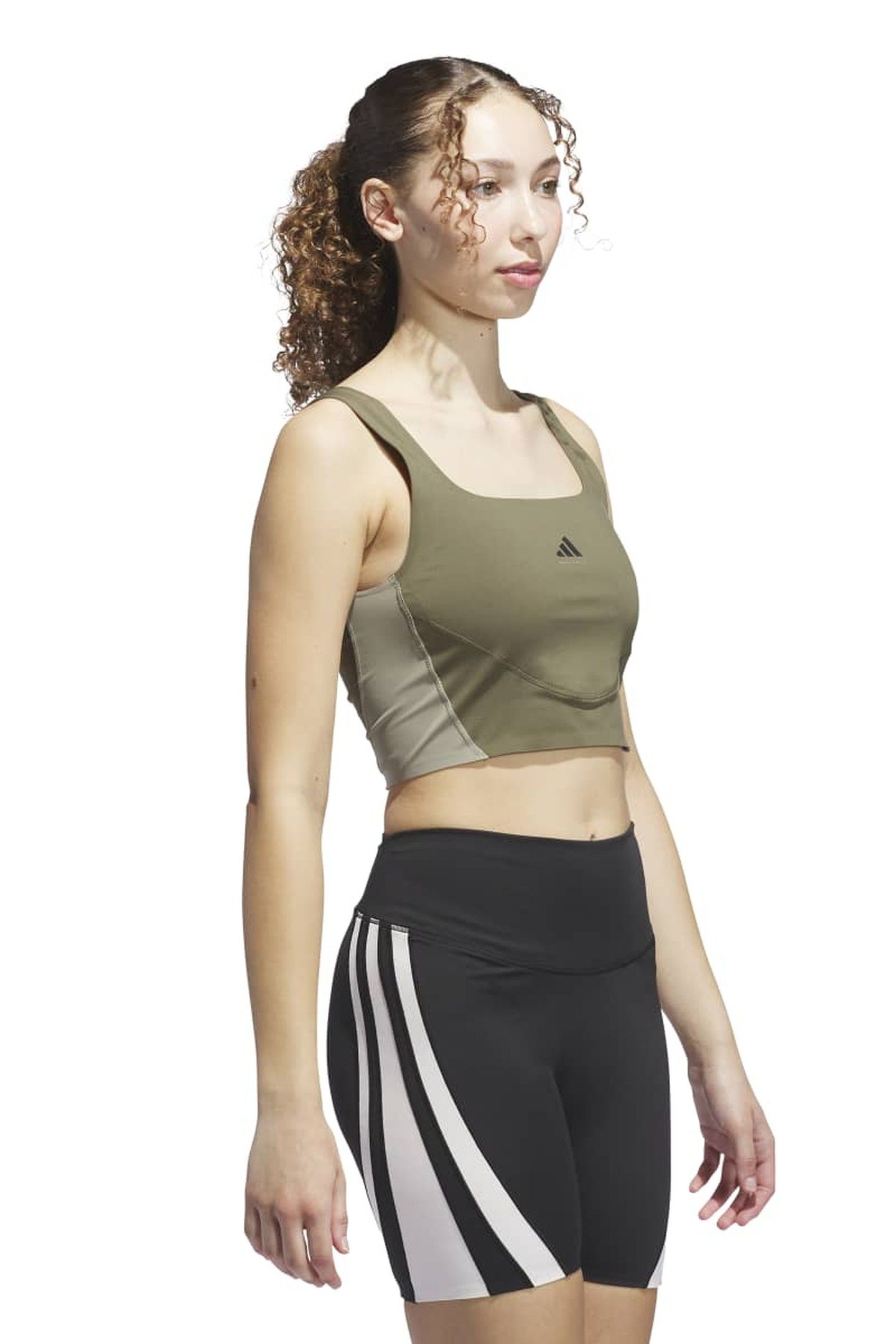 PERFORMANCE ADIDAS BASKETBALL CROP TANK TOP 2