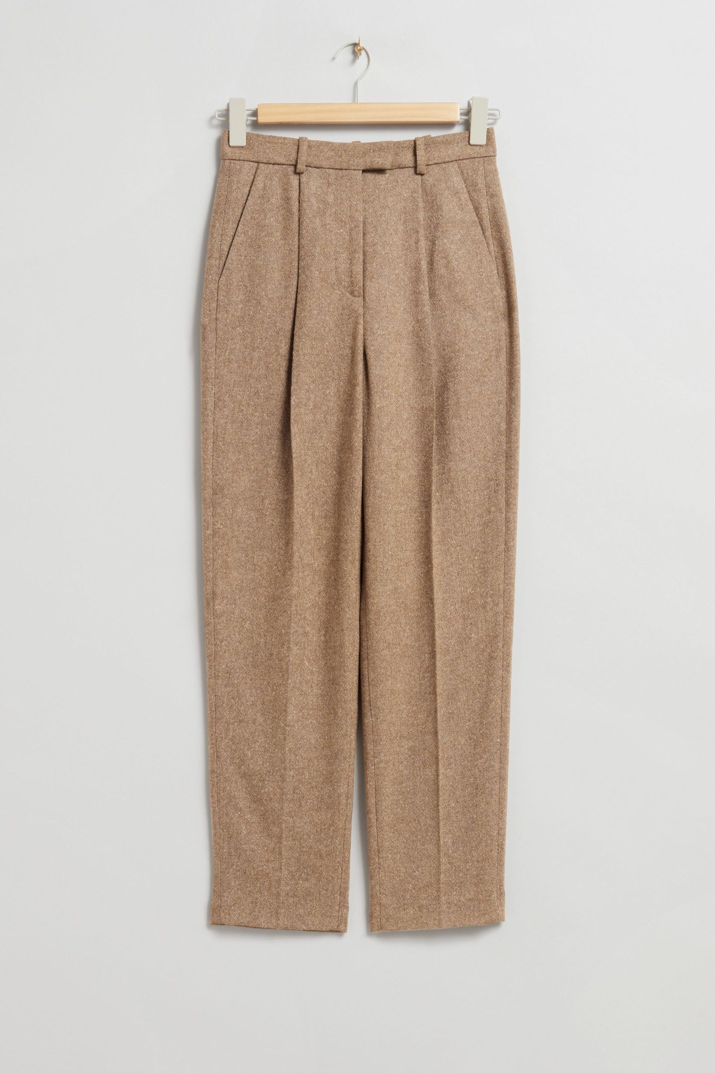 NENA TWEED TROUSER BEIGE 3