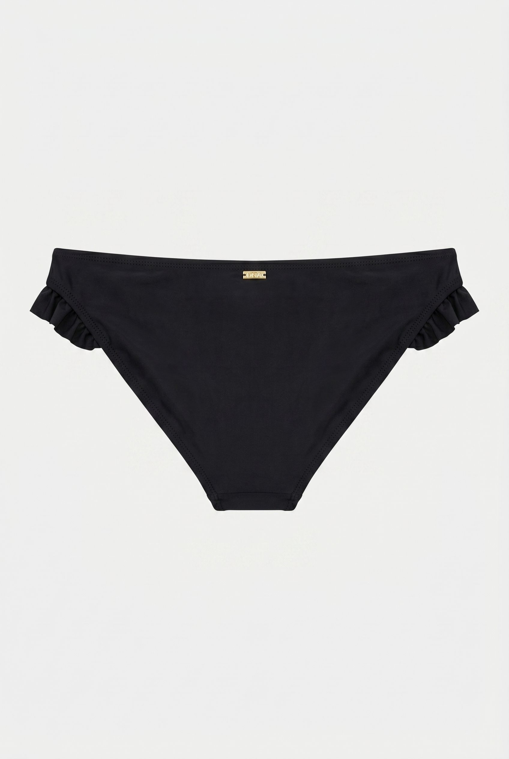 CLASSIC RUFFLE BIKINI BOTTOM BLACK 3