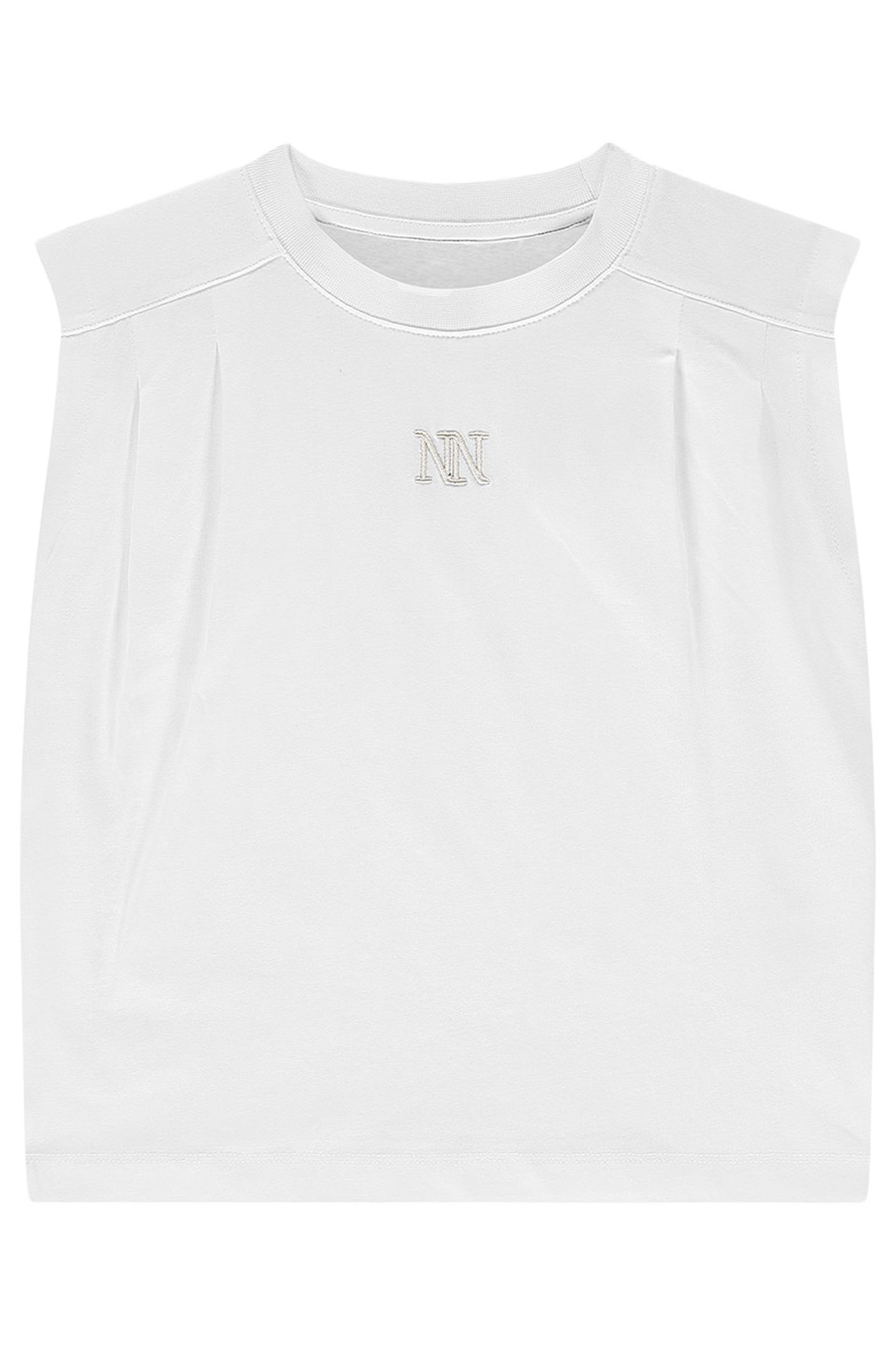 PLEAT T-SHIRT OFF WHITE 1