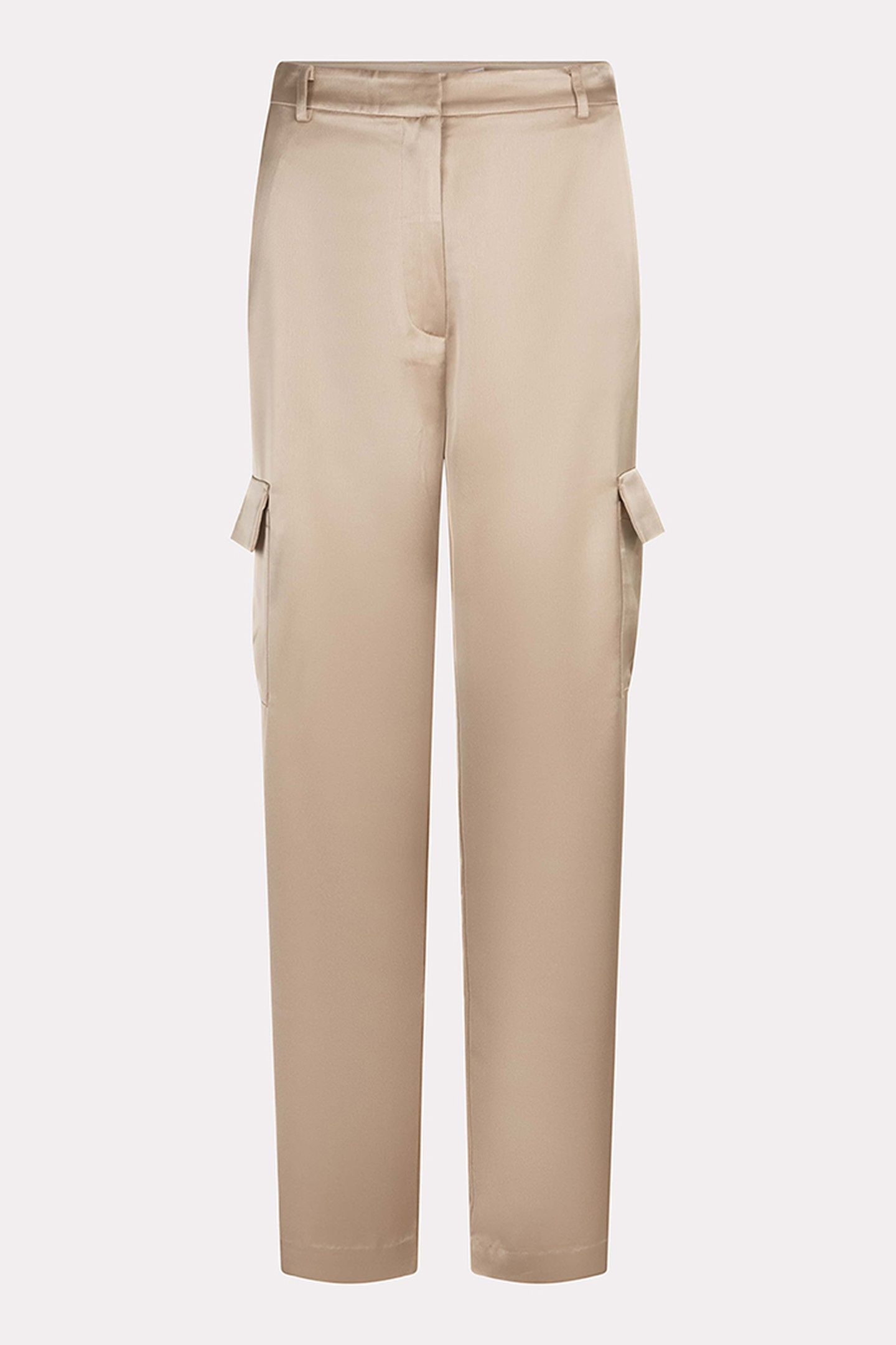 TROUSERS CARGO SATIN GOLD 4
