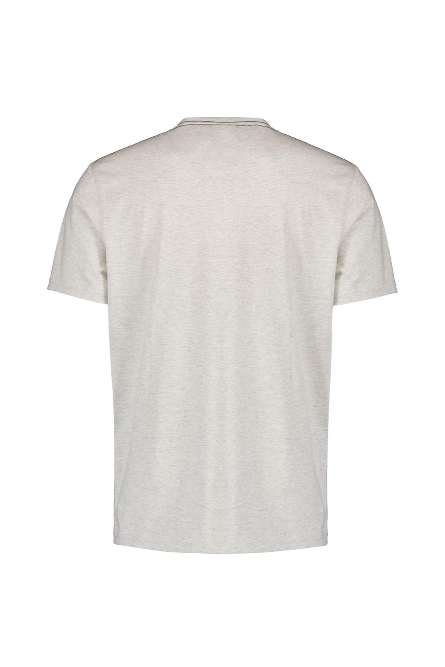 T-SHIRT CREWNECK MELANGE CHEST PRINT KIT 4