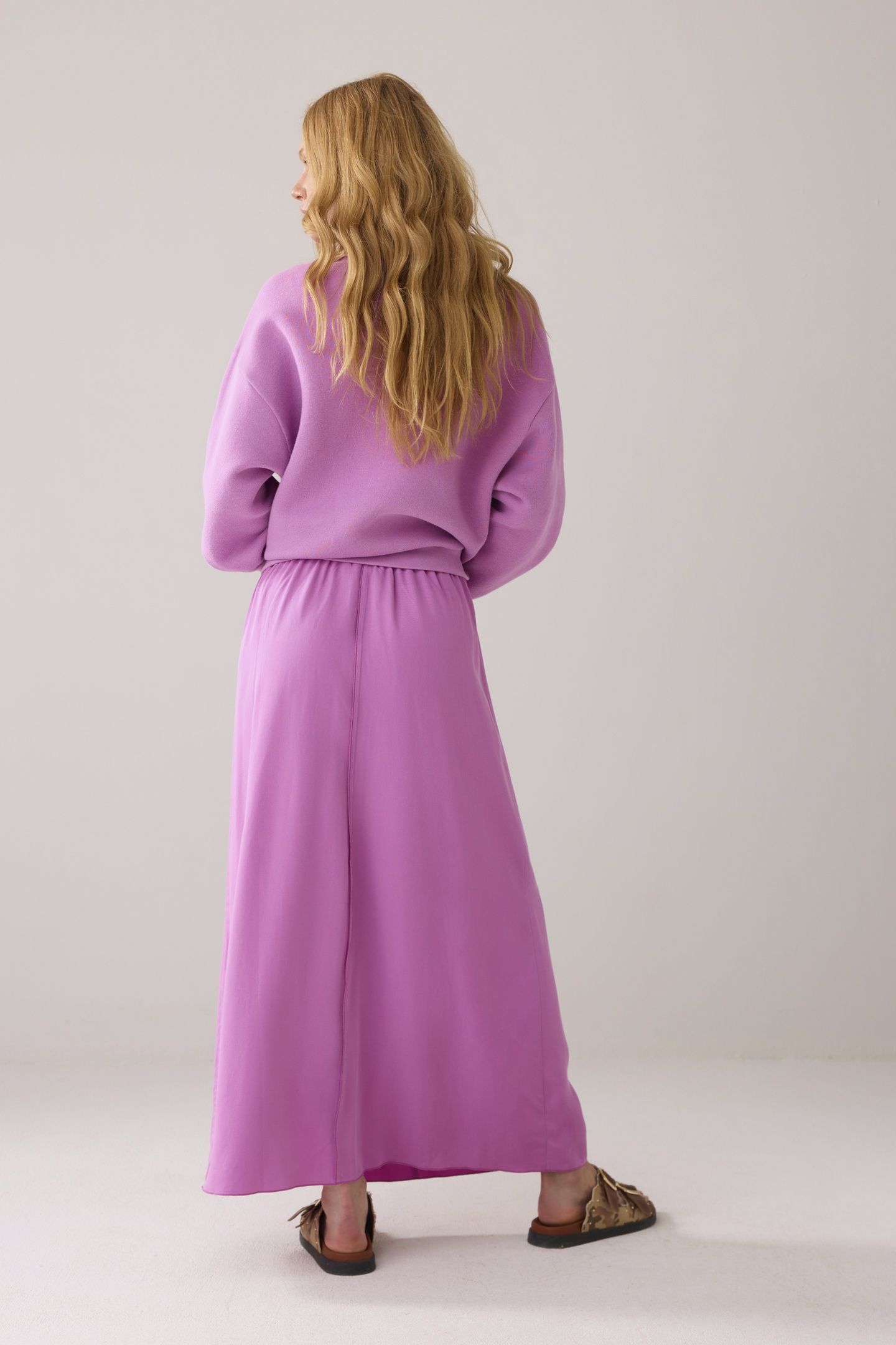 SKIRT TENCEL CYCLAAM 3