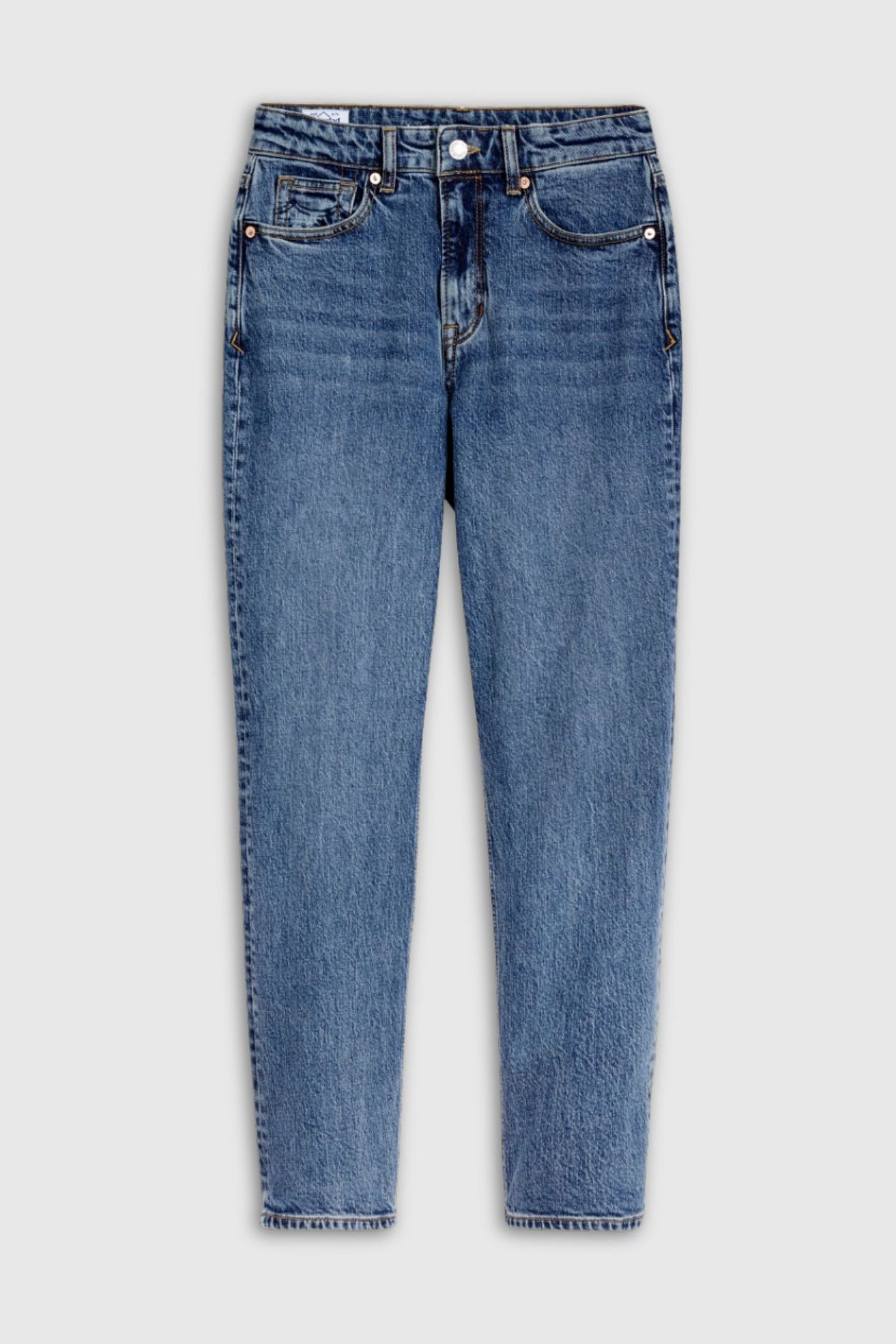 CAROLINE CROPPED STRETCH ECO XAVIER BLUE MARBLE 2