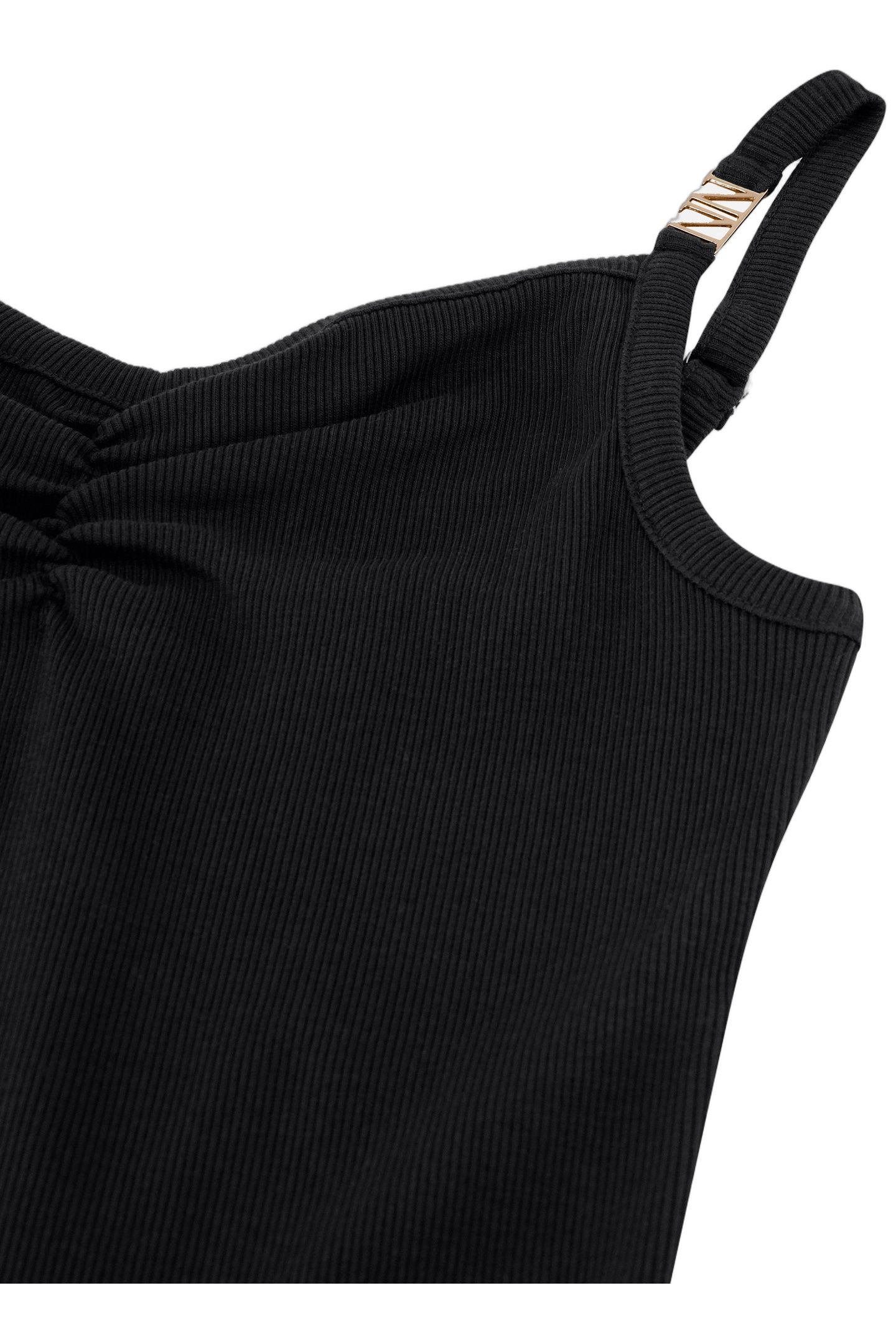 LUUNA RIB DRESS BLACK 4