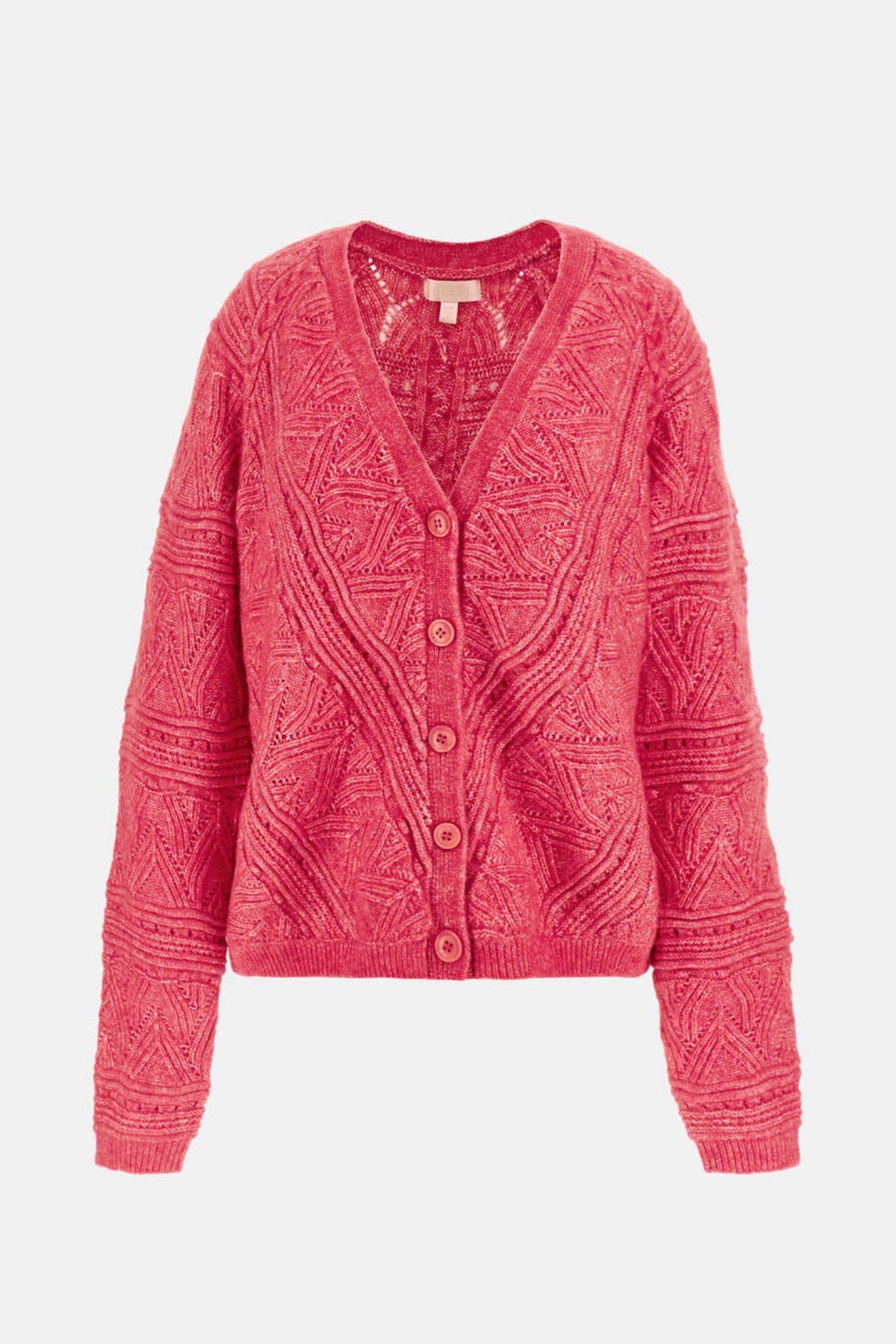 GUESS ECO LS VN POINTELLE AMEL SPRING CORAL 1