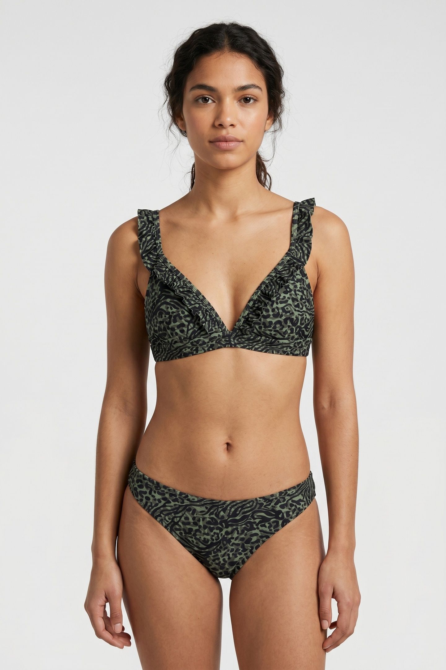 BOBBY BIKINI TOP MIX ANIMAL FOREST GREEN MIXED ANIMAL 1
