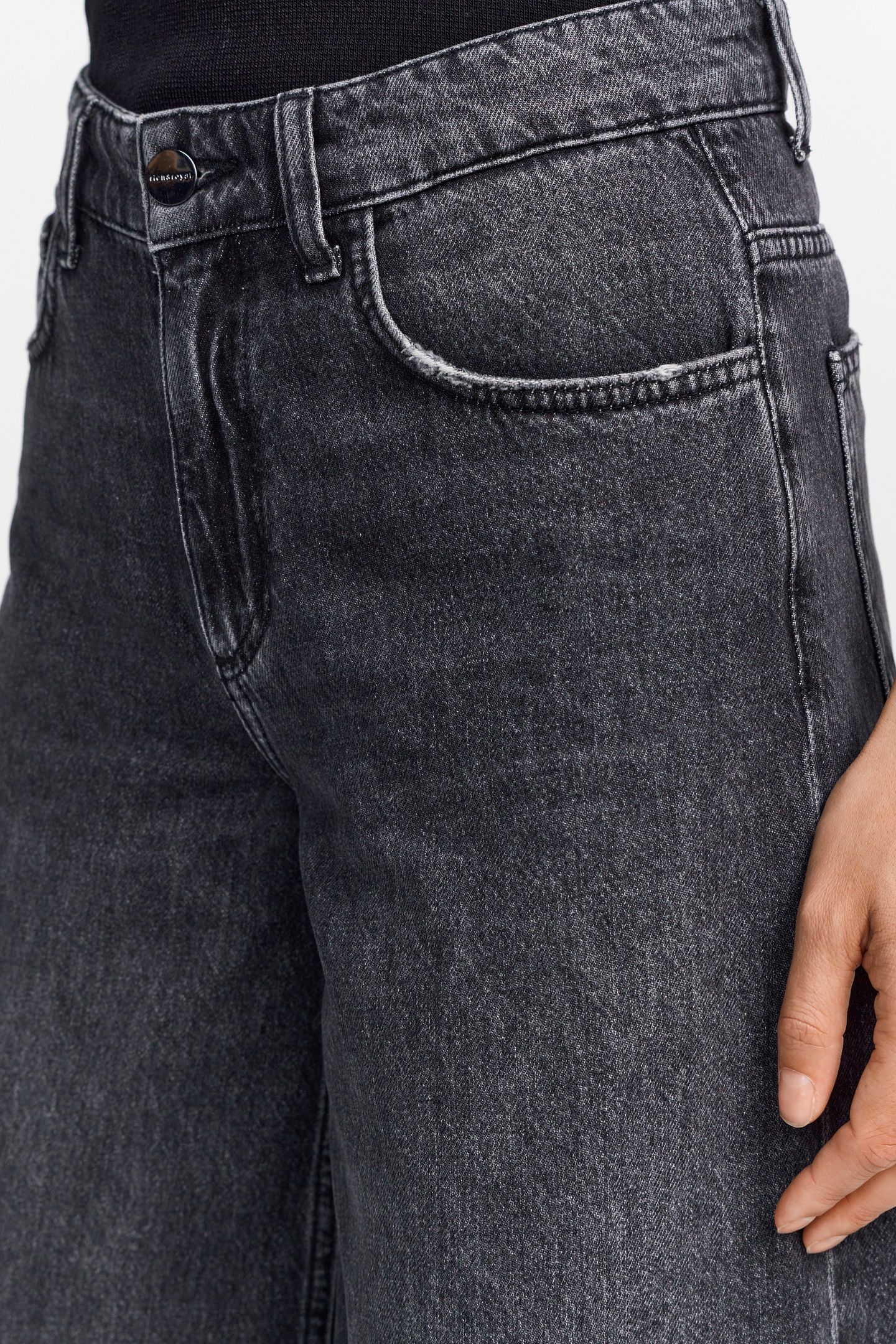 SUPER FLARE BLACK DENIM DENIM BLACK 5