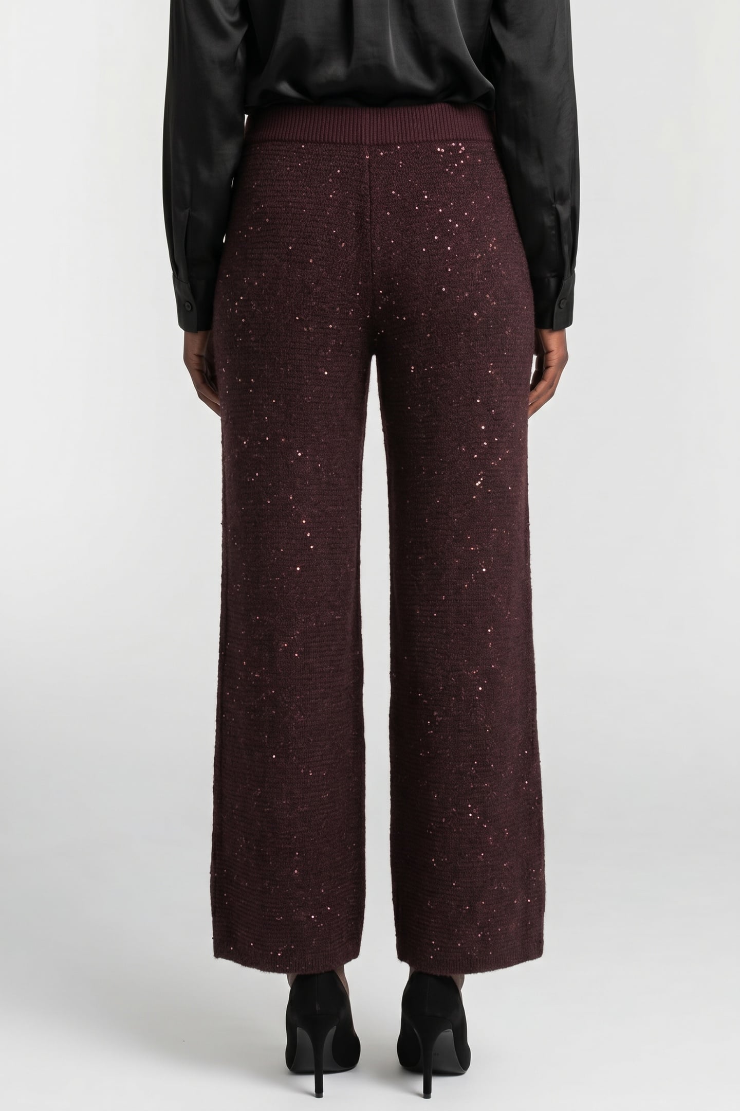 CLAUDIA KNITTED PANTS RED 2