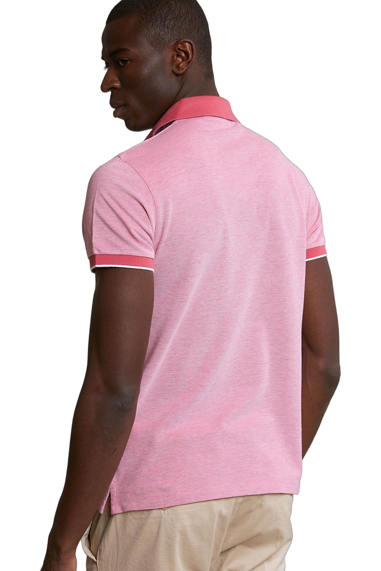 CUSTOM FIT COTTON POLO SHORT SLEEVES SUNSET 4