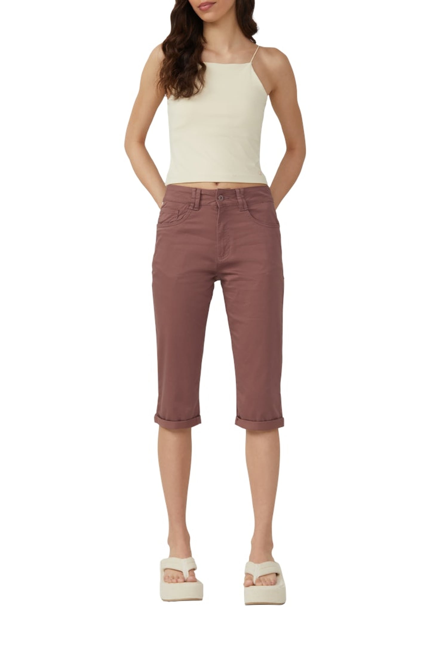 QS SHORTS DUSTY ROSE 2