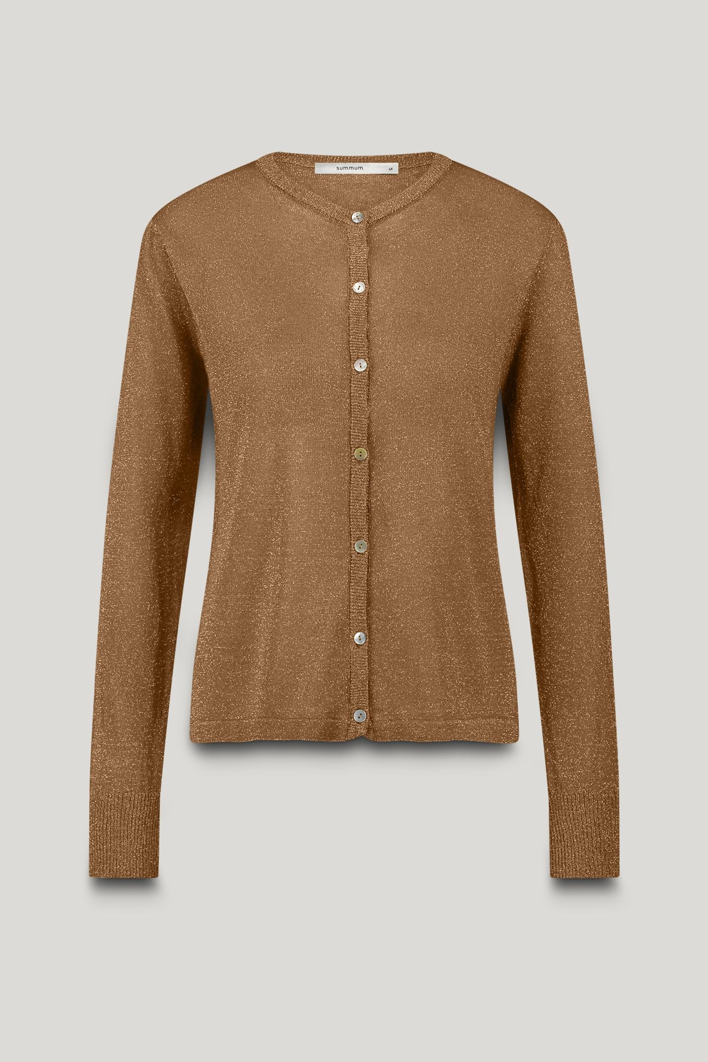 CARDIGAN LUREX KNIT PEANUT 4