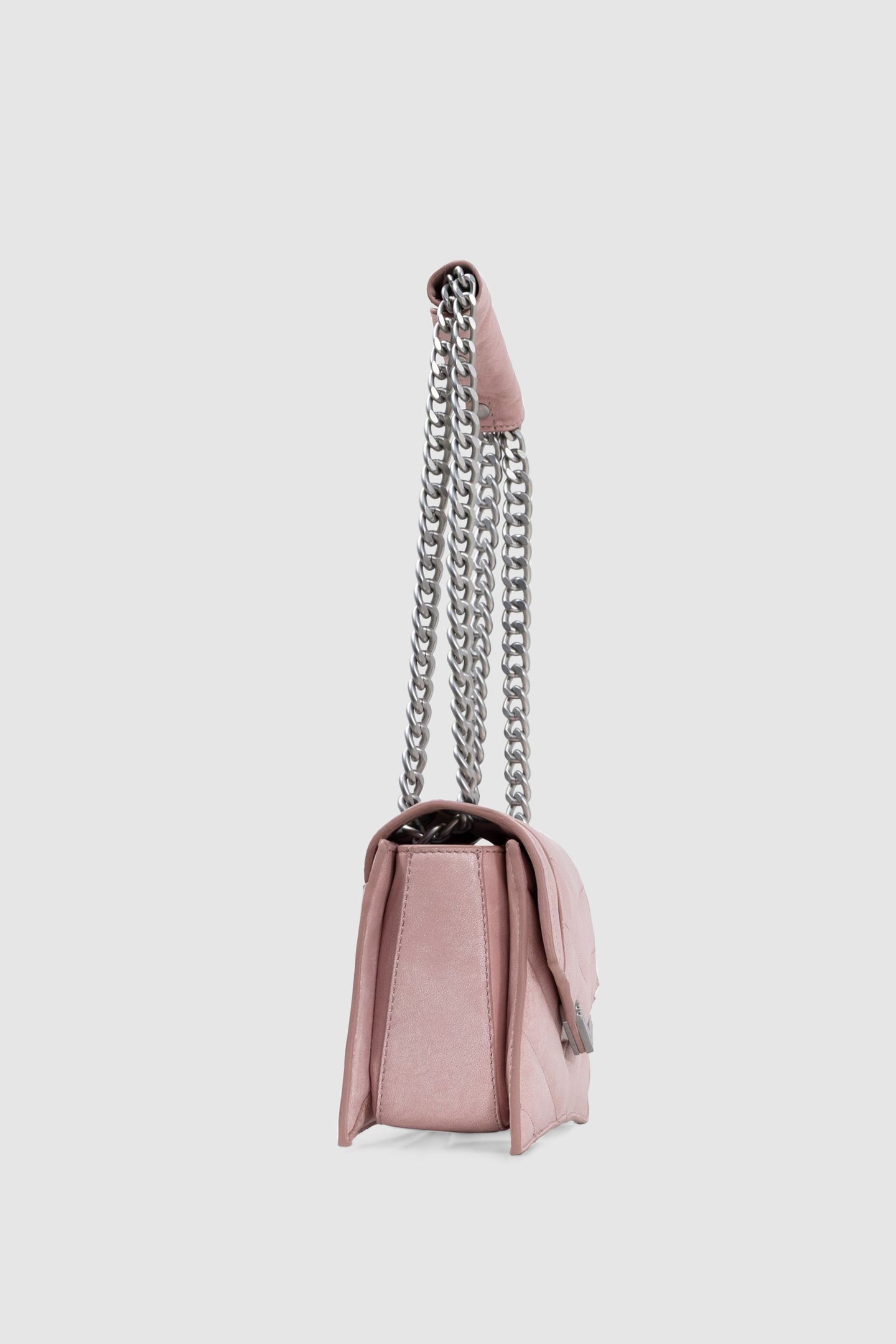 THE 1. BAG SEASONALS BAG PINK QUILTED LEATHER SIZE S 3