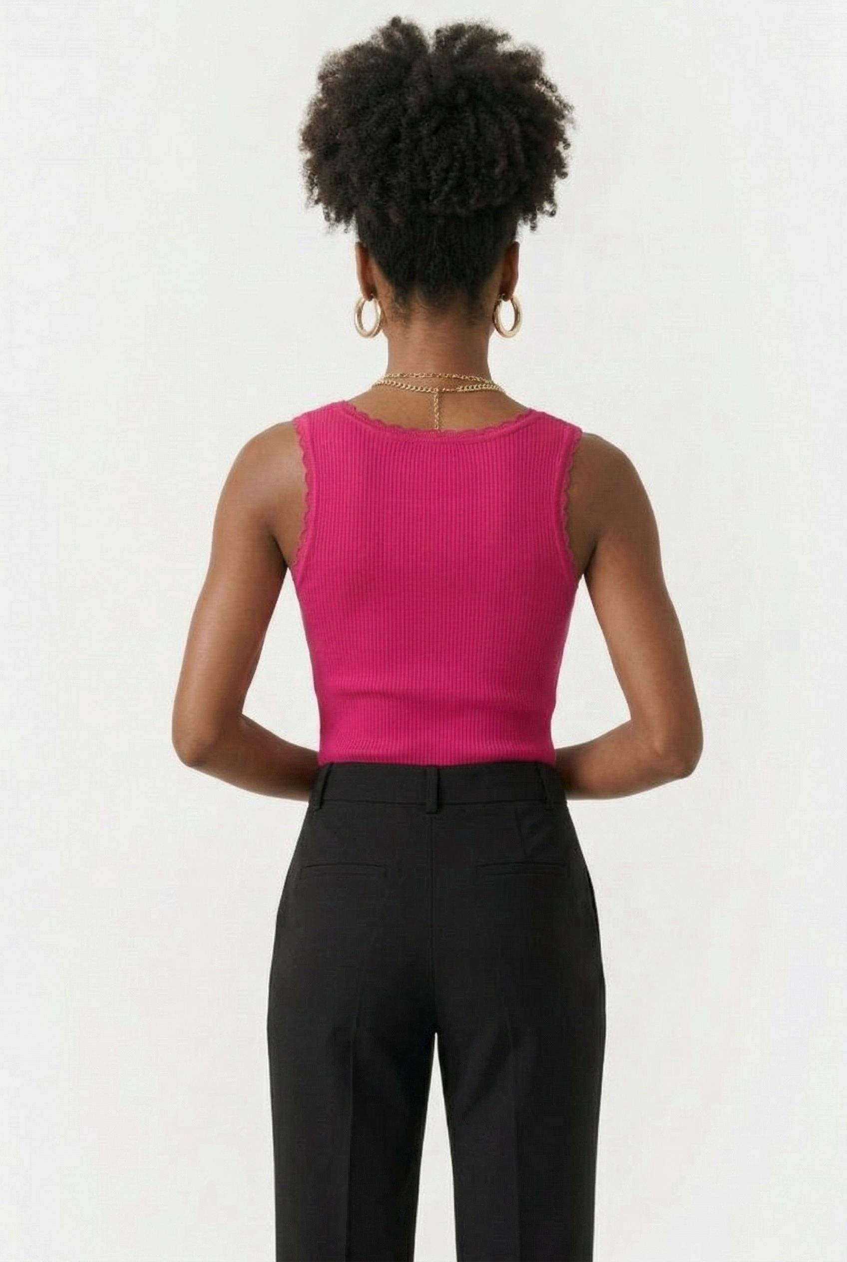 HELMUT TANK TOP PINK 2
