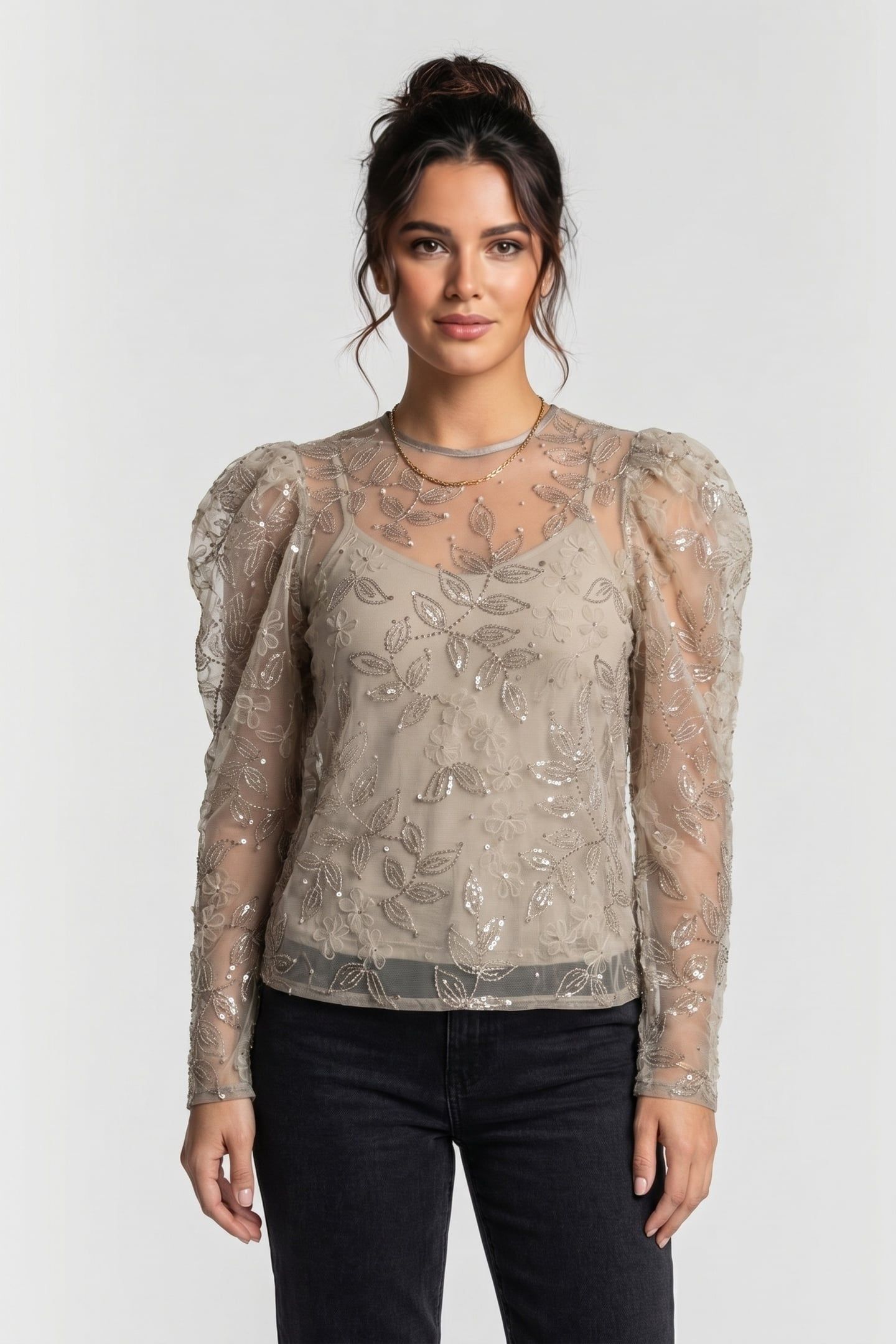 PENELOPE BLOUSE KHAKI 1
