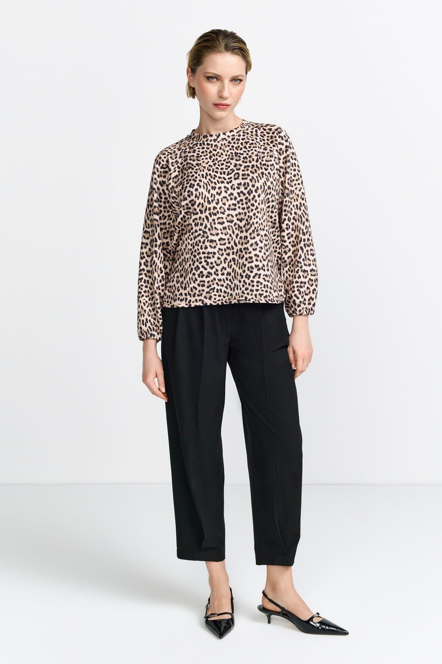 PRINTED SCUBA SWEAT CAFFEE LATTE 1