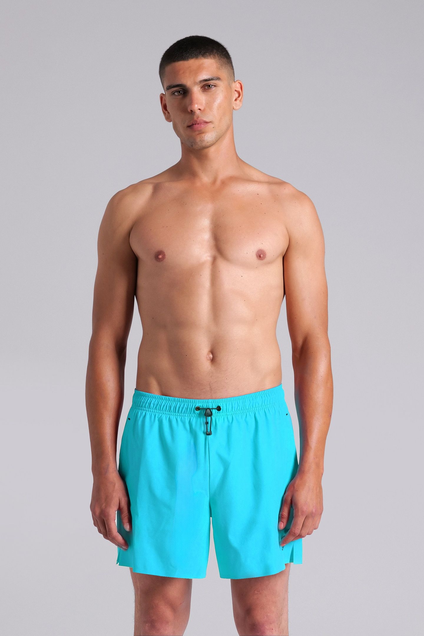 WELDED POCKET BEACH SHORT LIGHT BLU-BLACK 2
