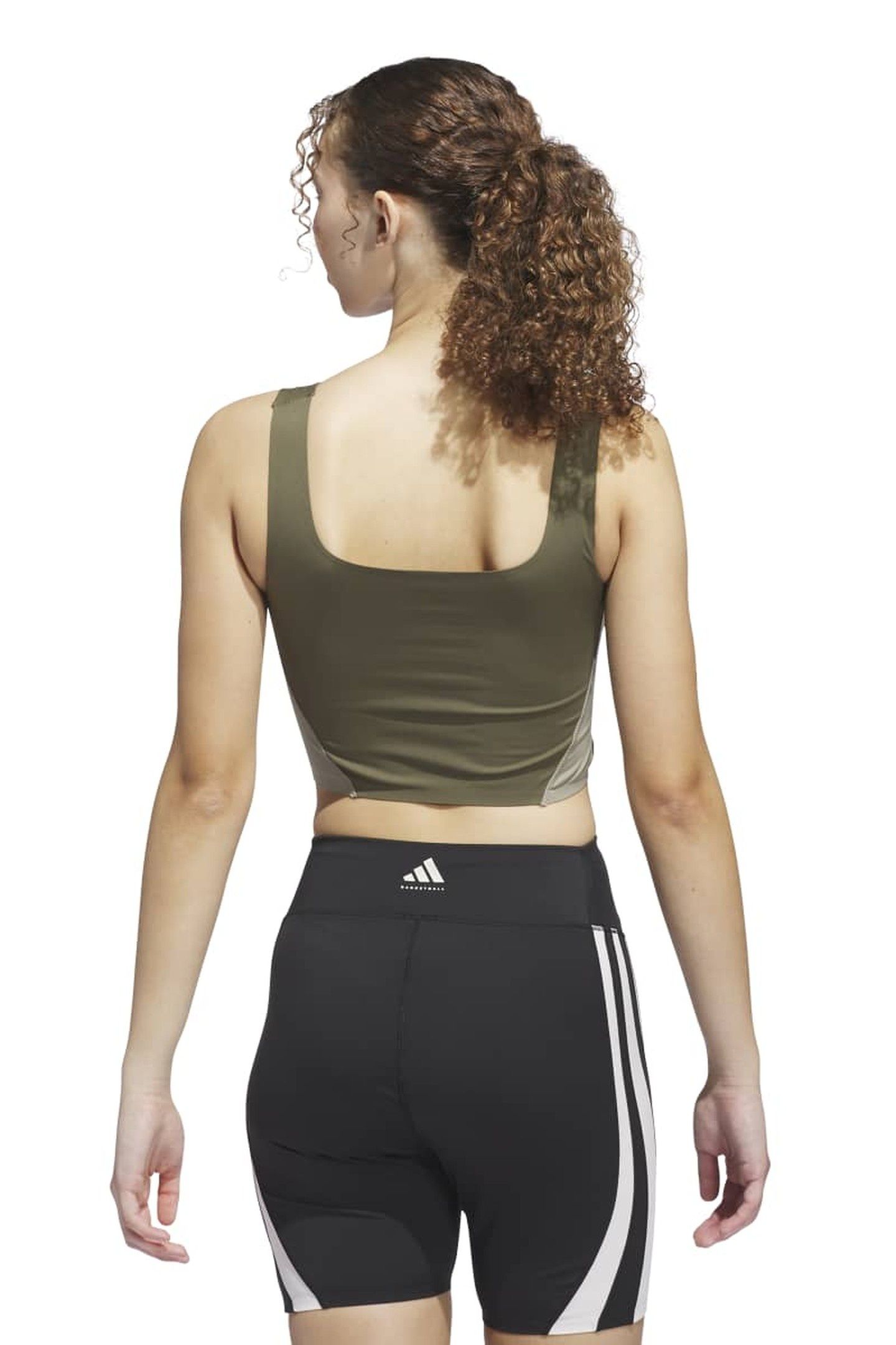 PERFORMANCE ADIDAS BASKETBALL CROP TANK TOP 3
