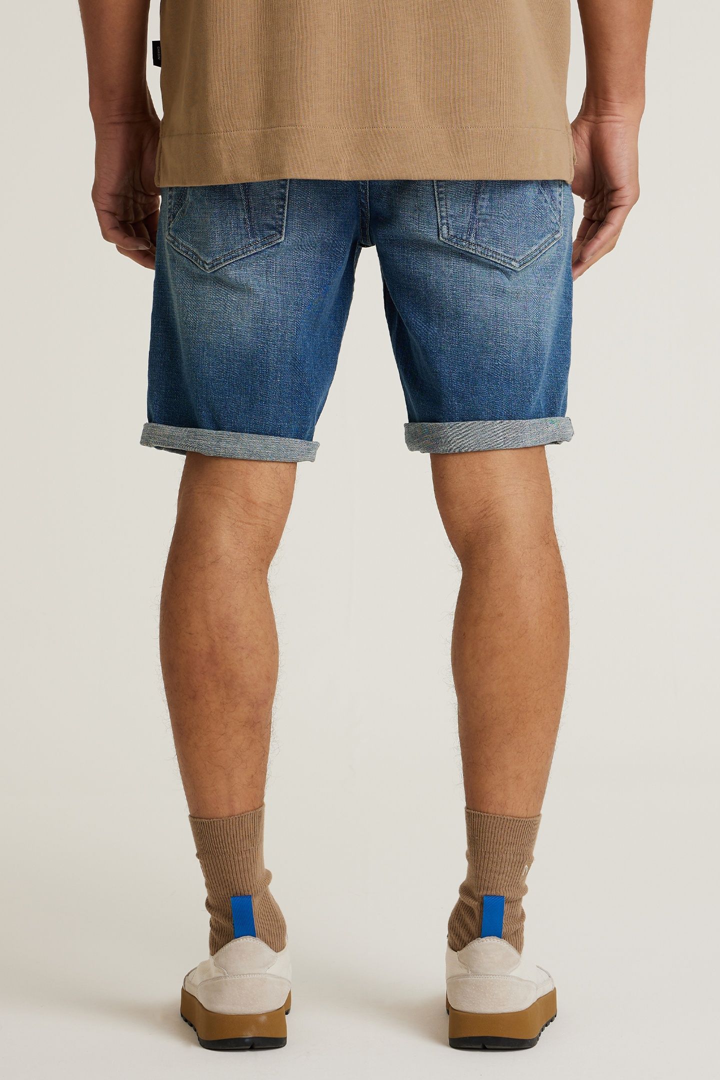 EGO.S PURE BERMUDA/SHORT MID BLUE DENIM 2