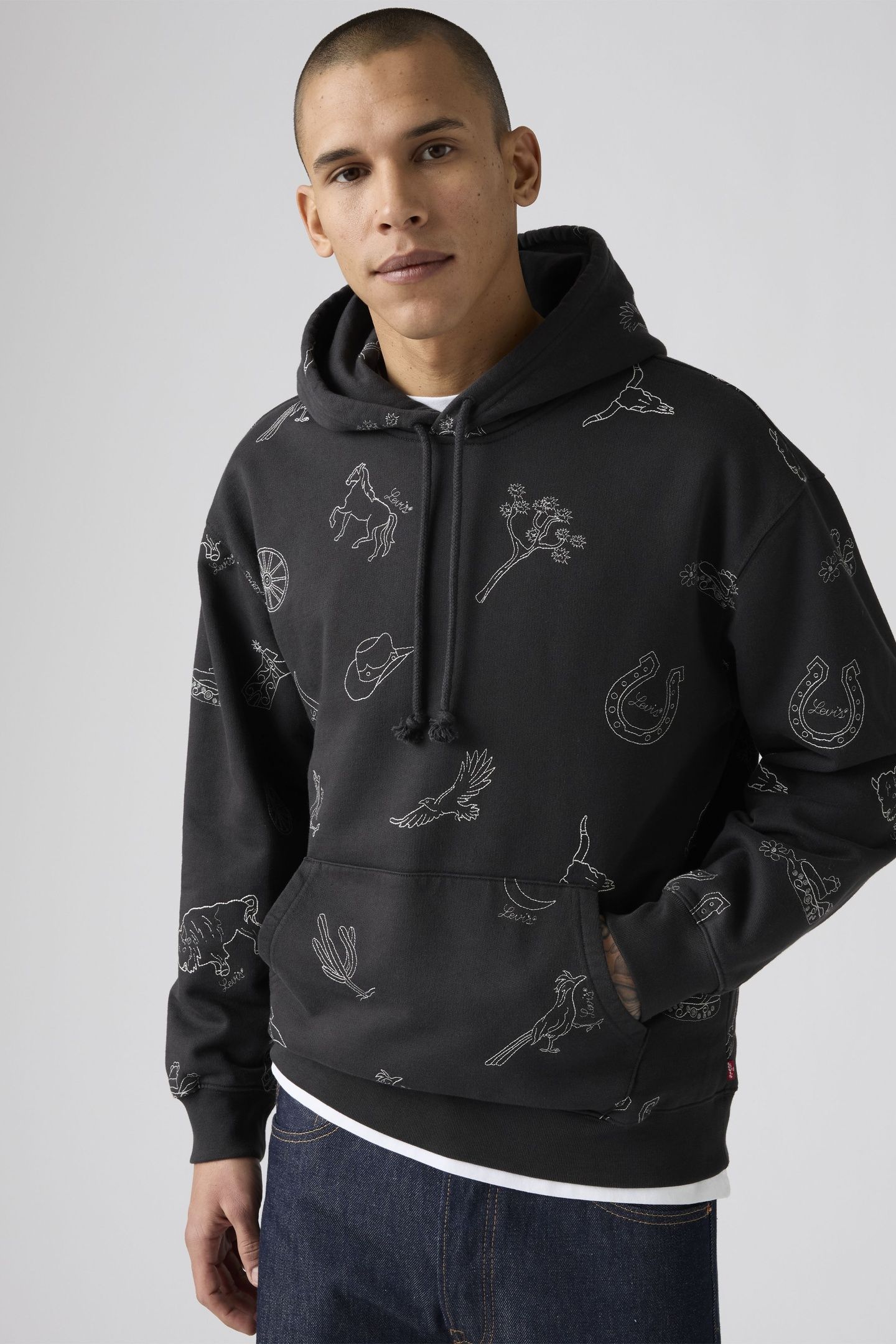 RELAXED GRAPHIC HOODIE 1