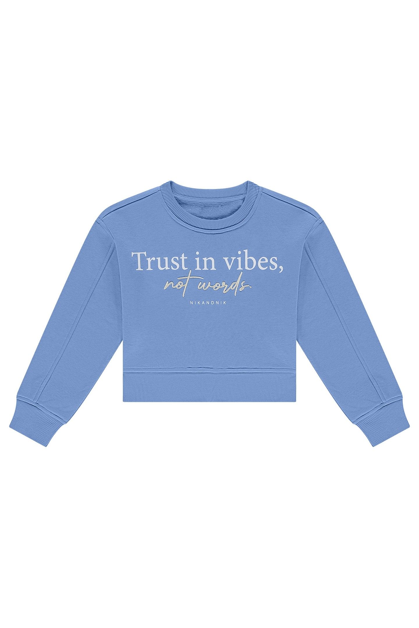 VIBES SWEATER AZUR BLUE 1