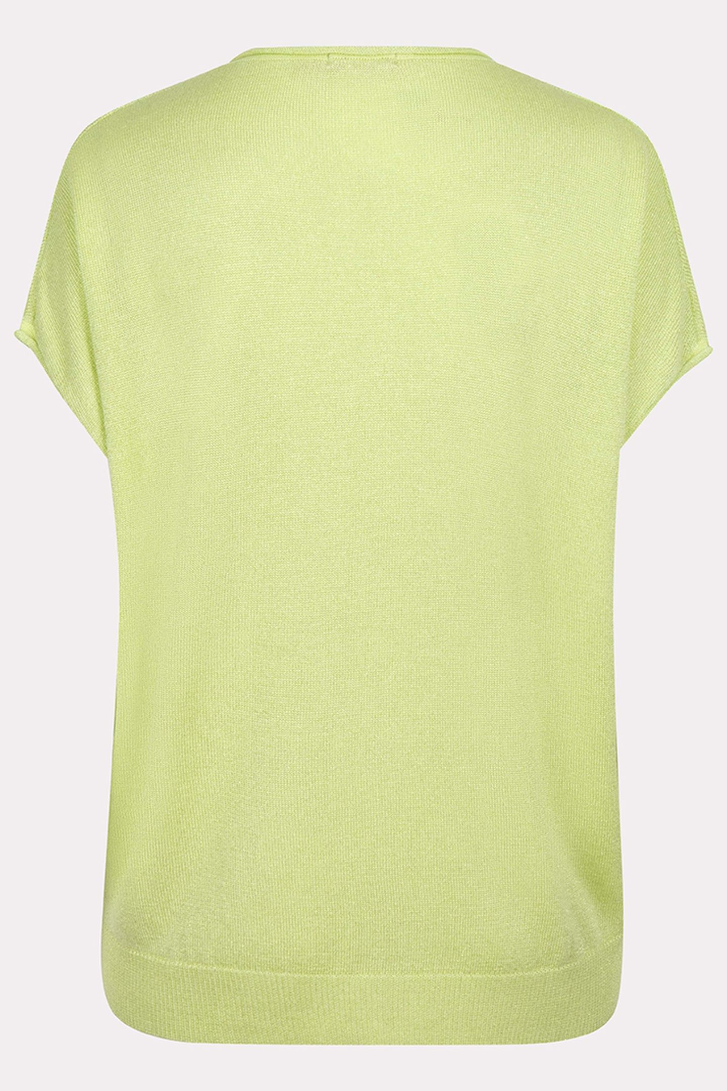 SWEATER BATWING V-NECK LUREX APPLE GREEN 6