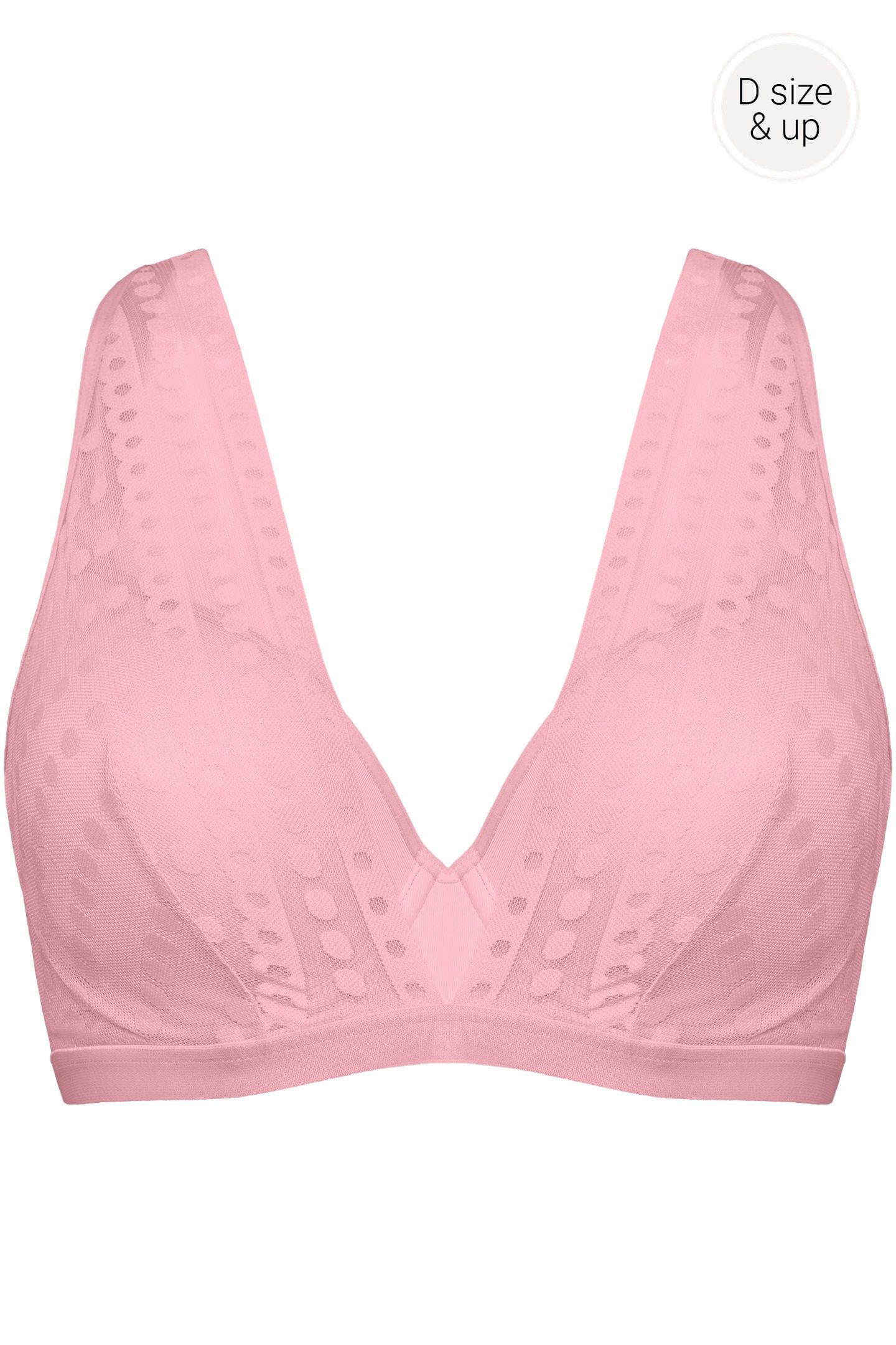 LUMINOSA BRAPLUNGEWIRED PADDED PINK 3