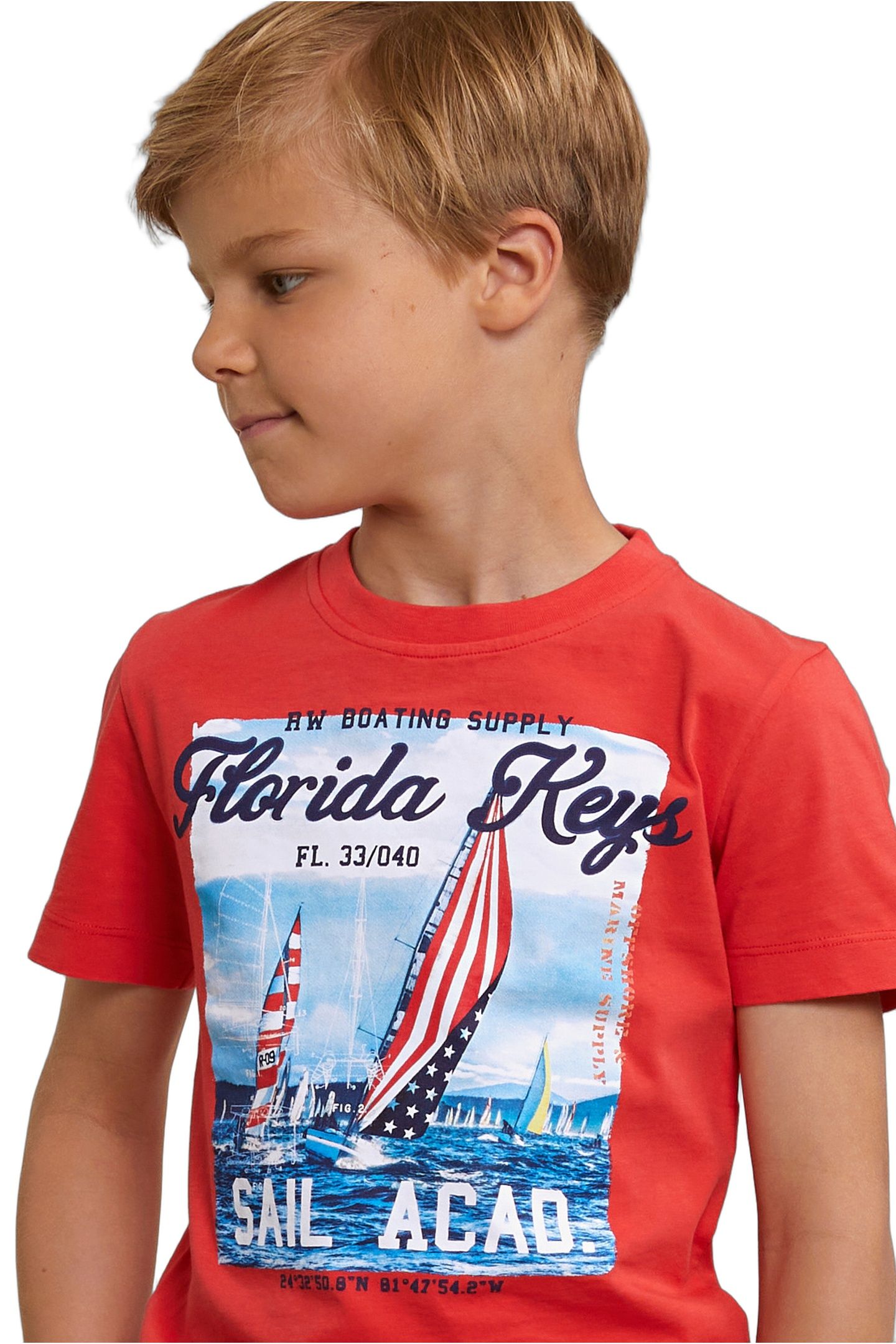 NORMAL FIT BASIC T-SHIRT SHORT SLEEVES CORNELL RED 4
