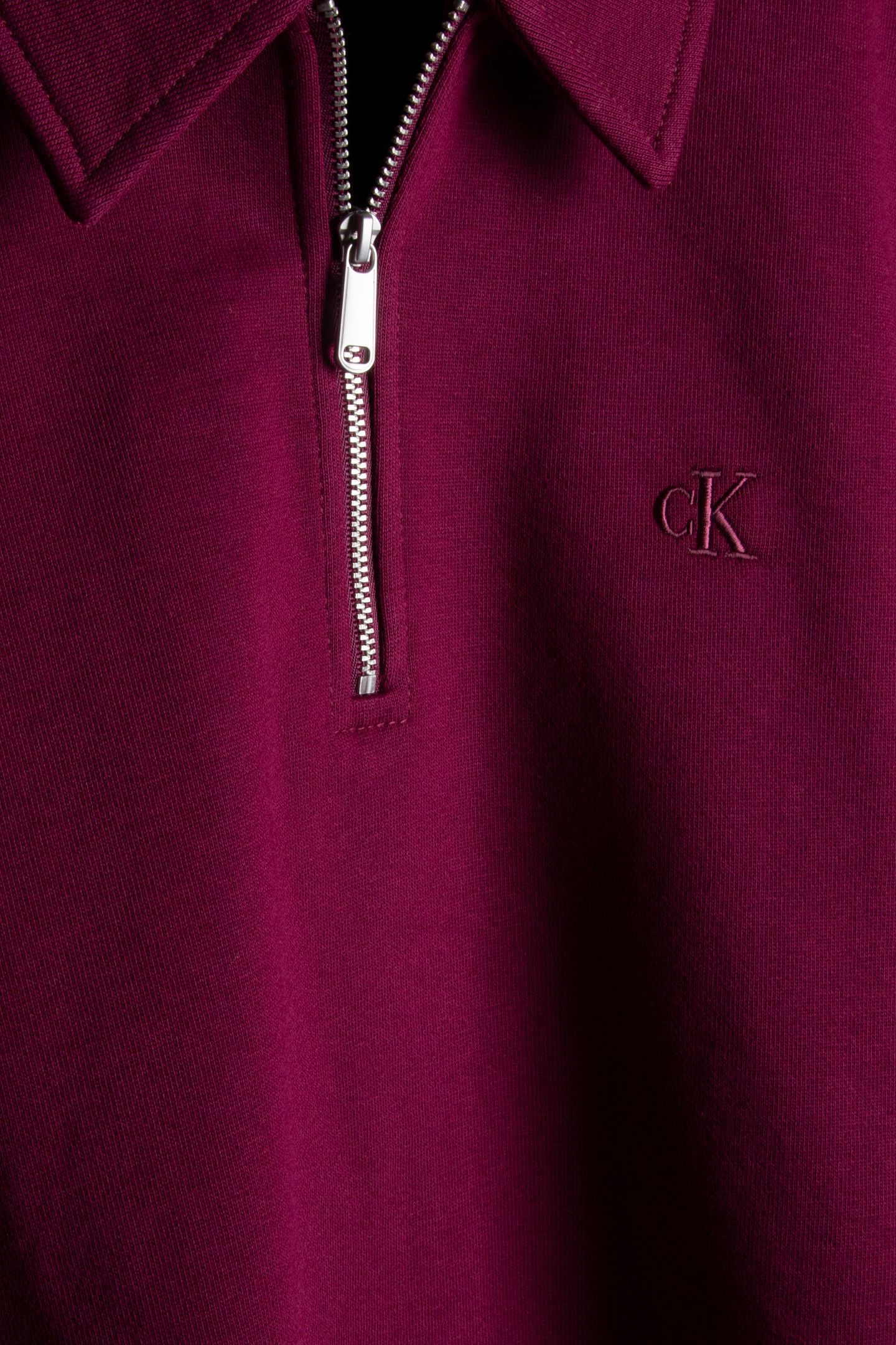 LS ARCHIVE TERRY 1/4 ZIP POLO BERRY GLAZE 4