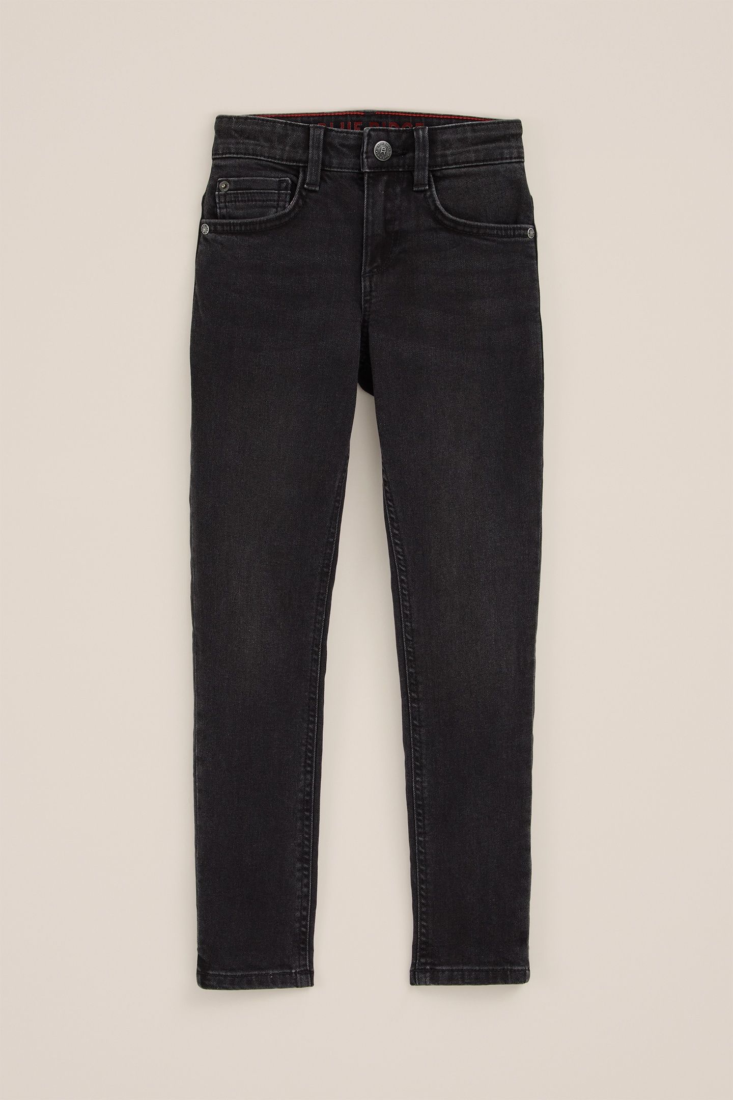 5-POCKET MID WAIST DARK GREY 3