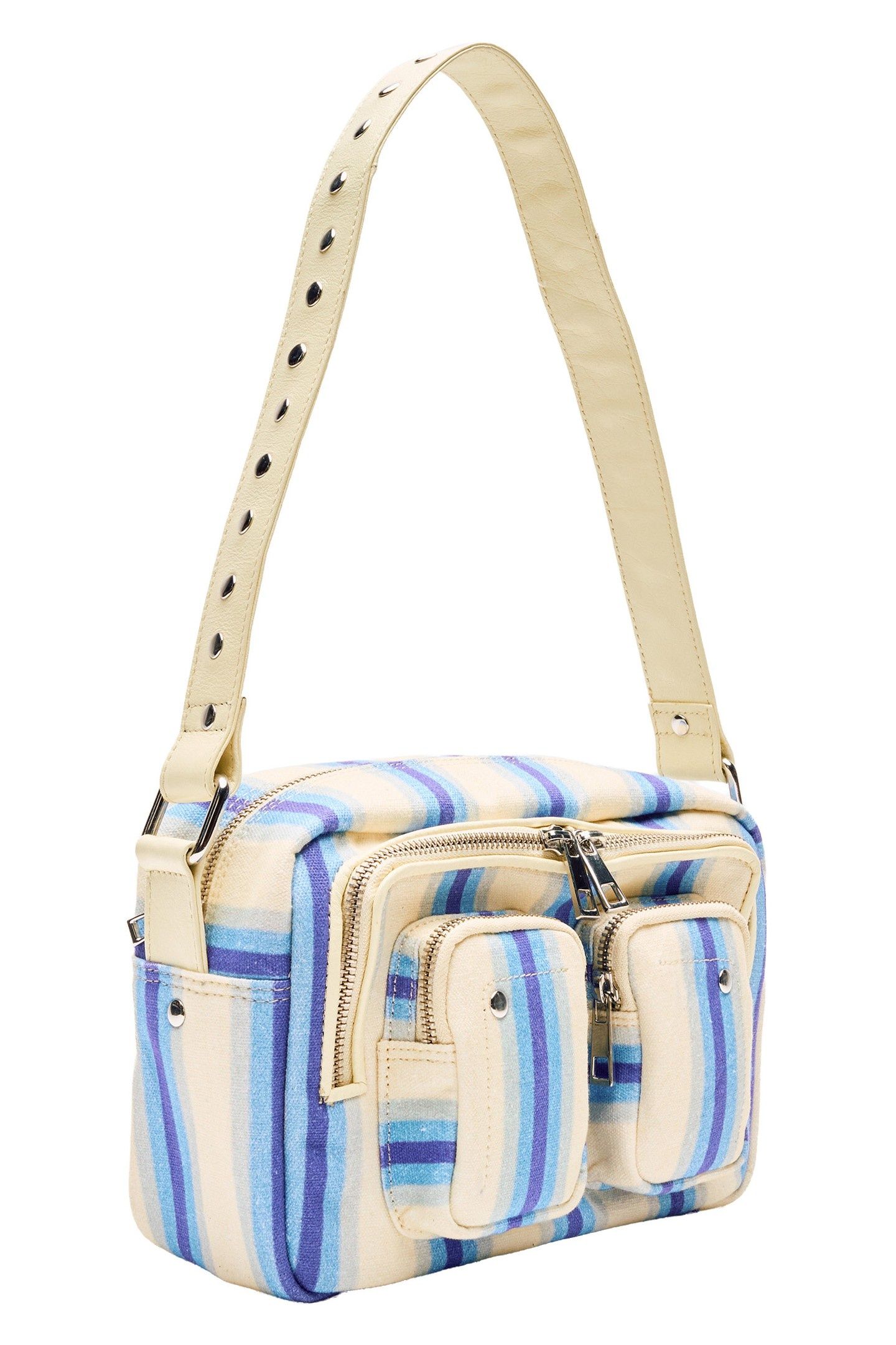 ELLIE CANVAS BLUE STRIPES 4