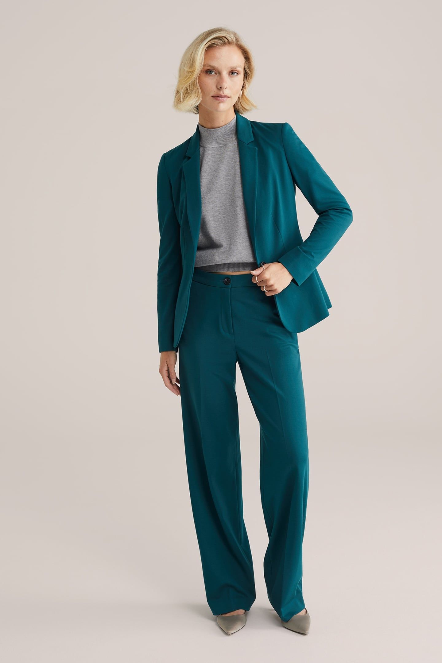 TROUSER GREEN BLUE 1