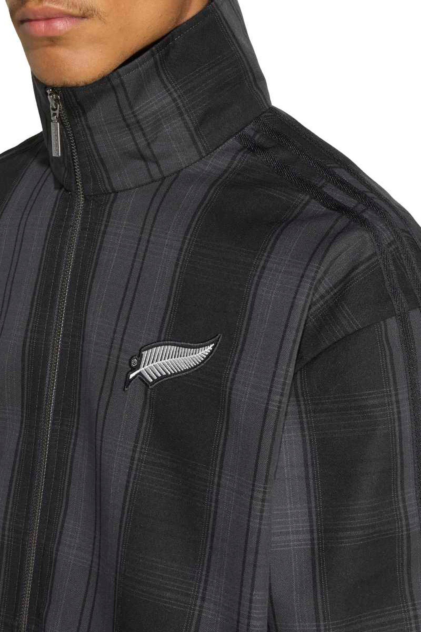 ORIGINALS UNISEX PLAID WOVEN FIREBIRD TRACK TOP 6