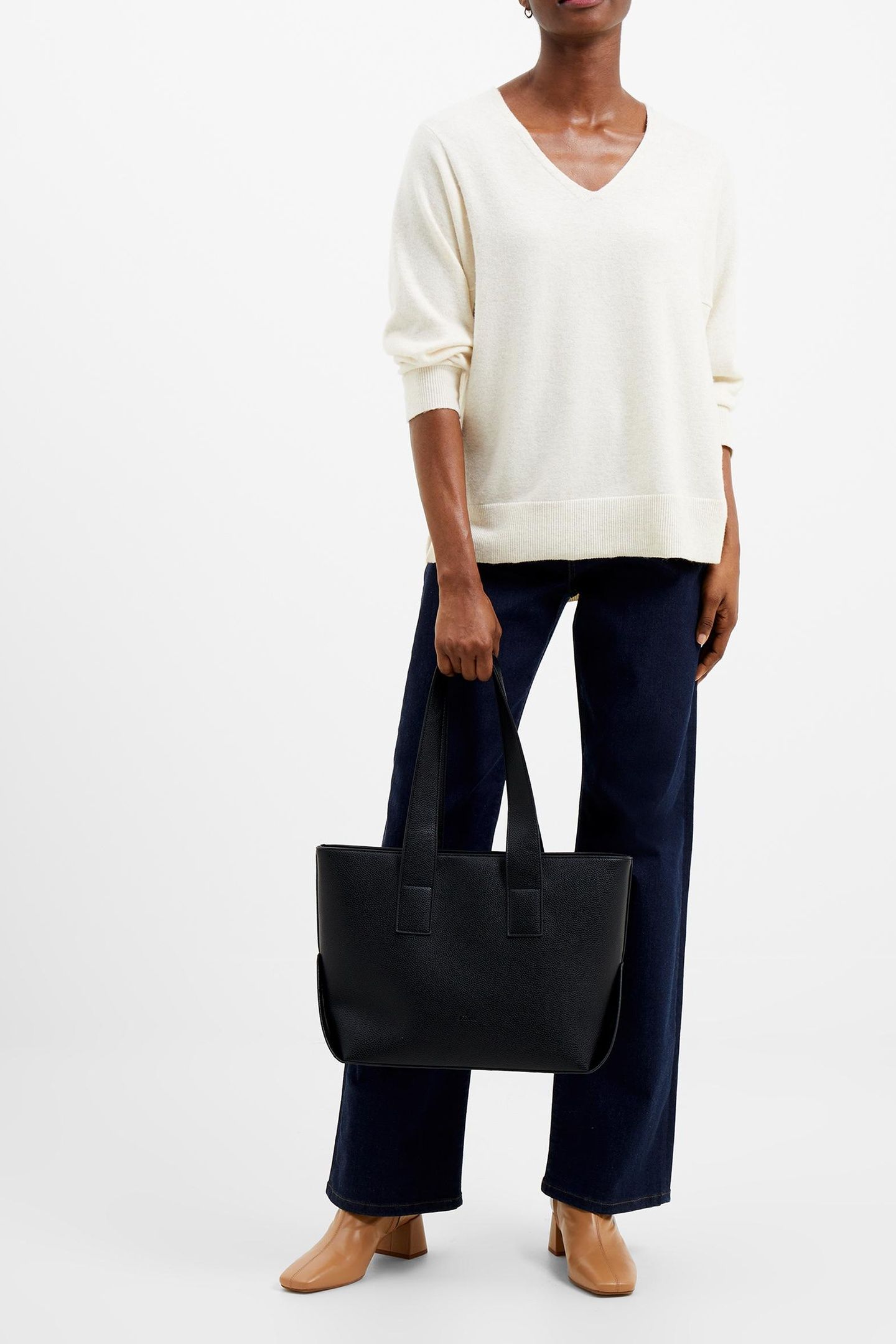 EBBA VHARI VNCK JUMPER OATMEAL MEL 2
