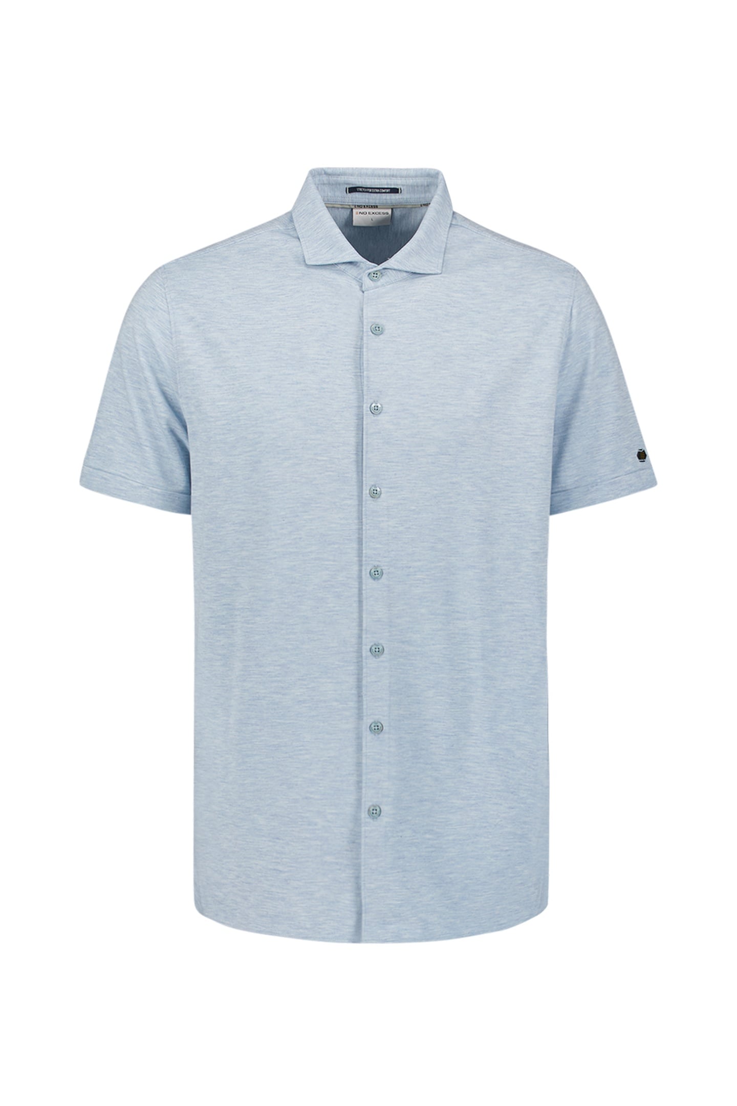 SHIRT SHORT SLEEVE JERSEY MELANGE STRETCH CLOUD 5
