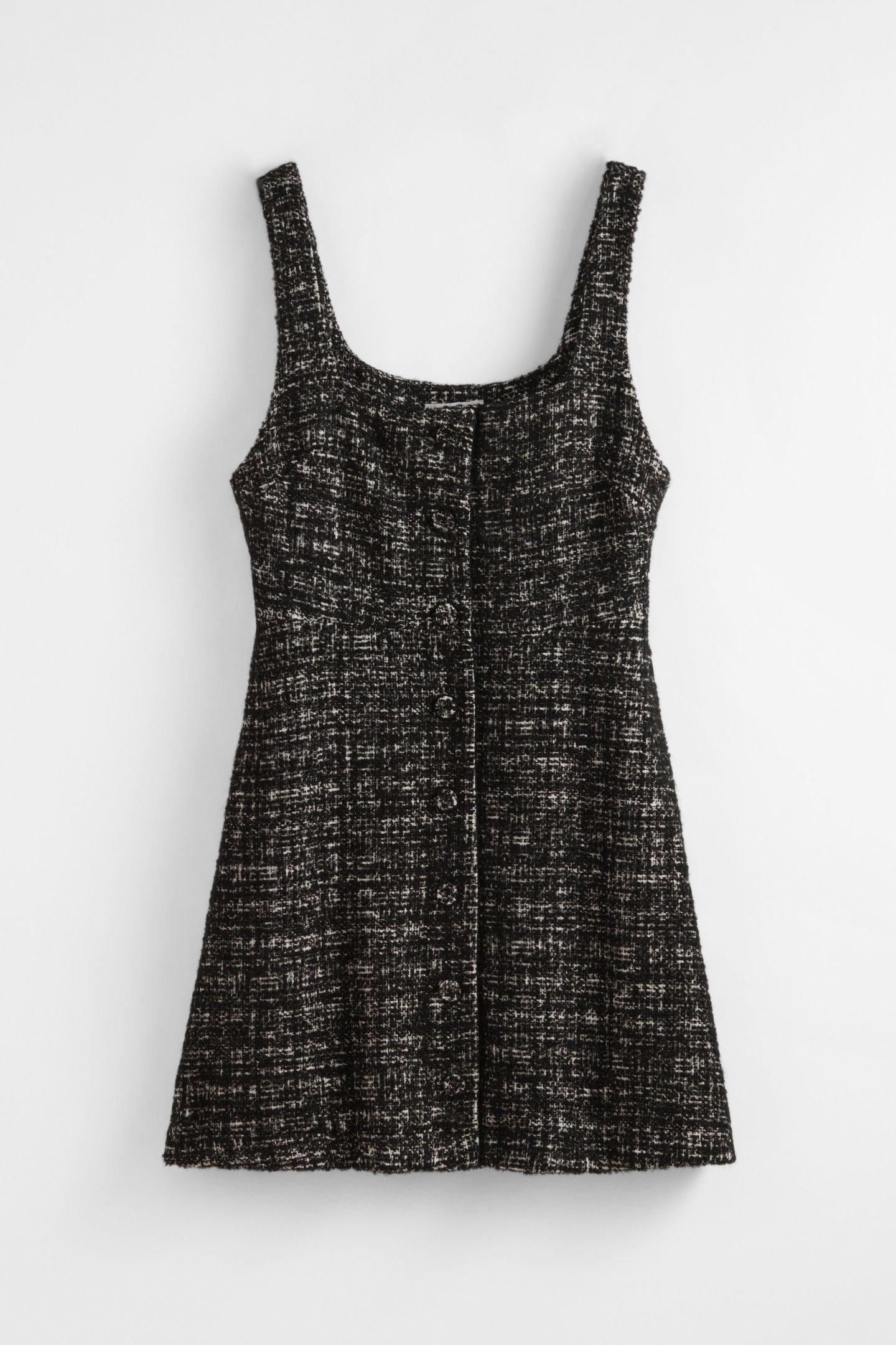 ROSALI TWEED DRESS BLACK 4