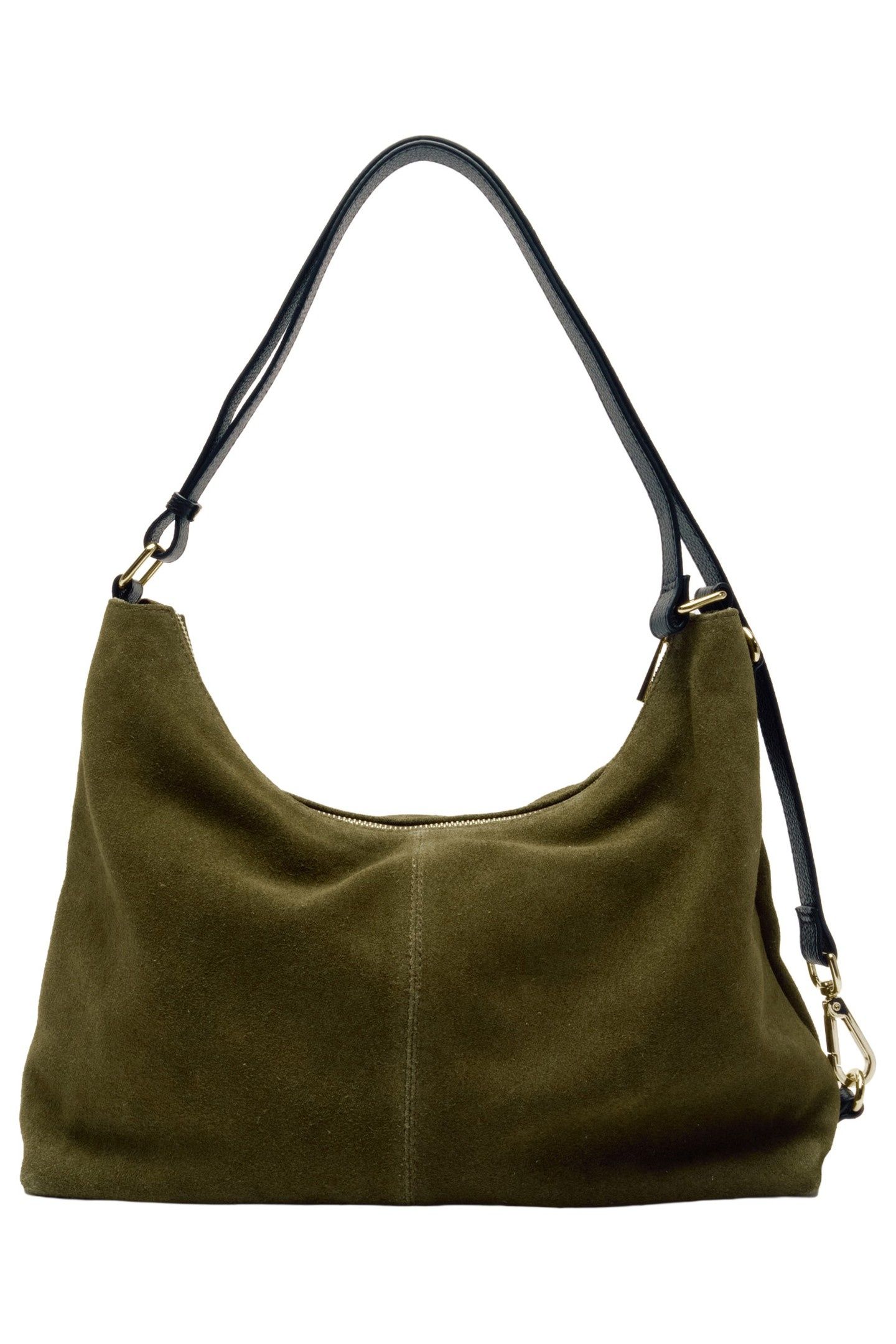 RIO SUEDE DARK OLIVE W. GOLD 2