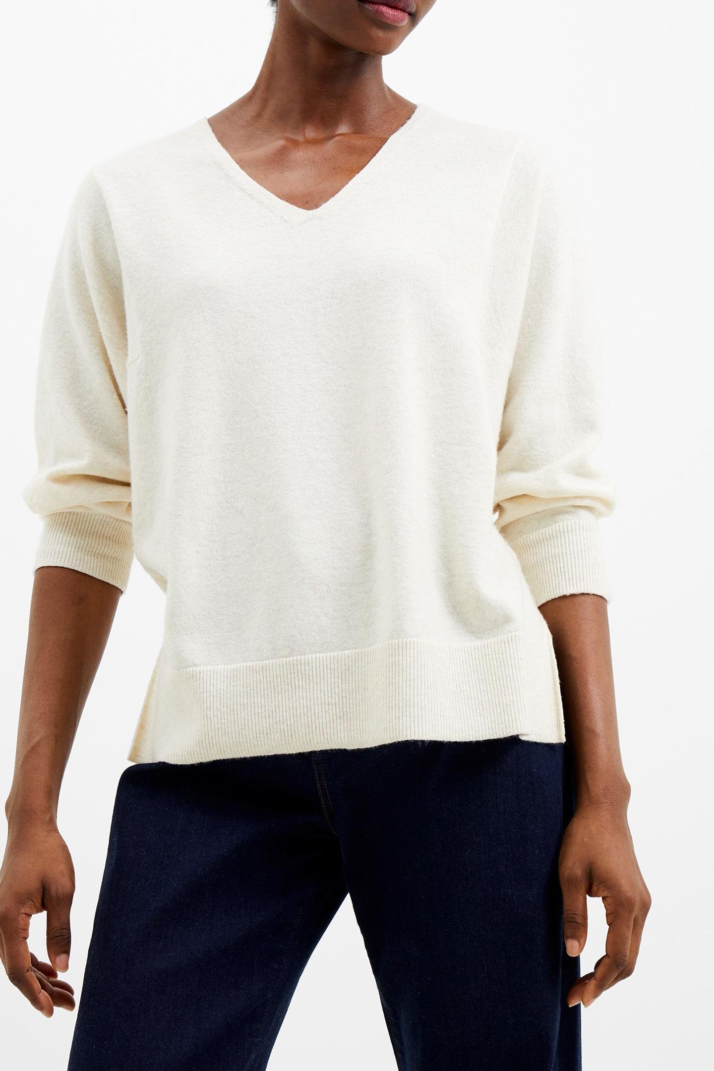 EBBA VHARI VNCK JUMPER OATMEAL MEL 1
