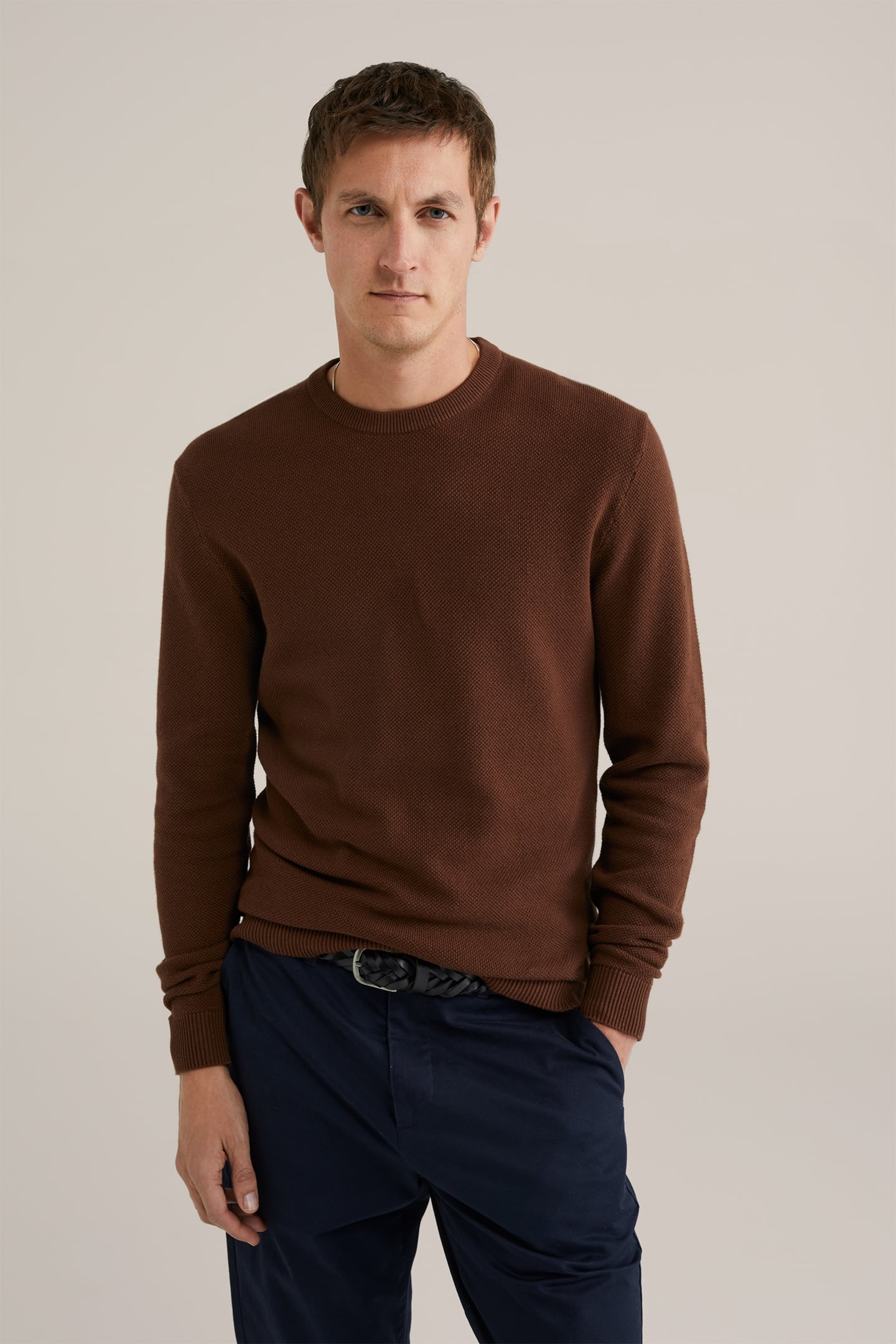 PULLOVER BROWN 1