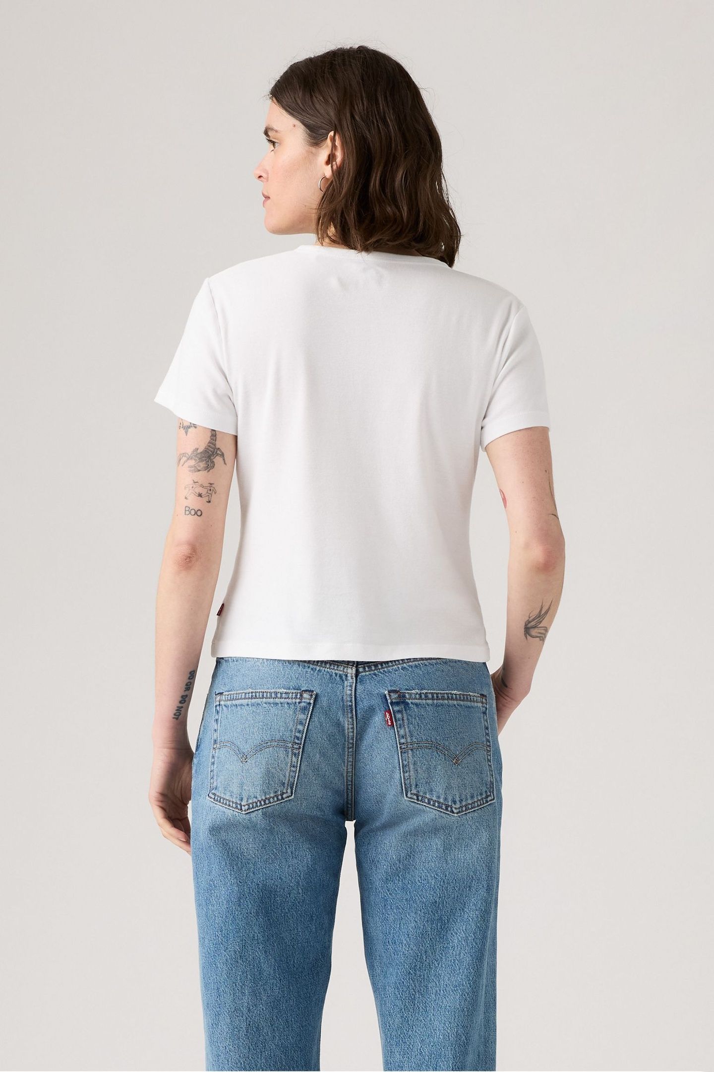 GRAPHIC RICKIE TEE GLITTER SCRIPT BRIGHT 3