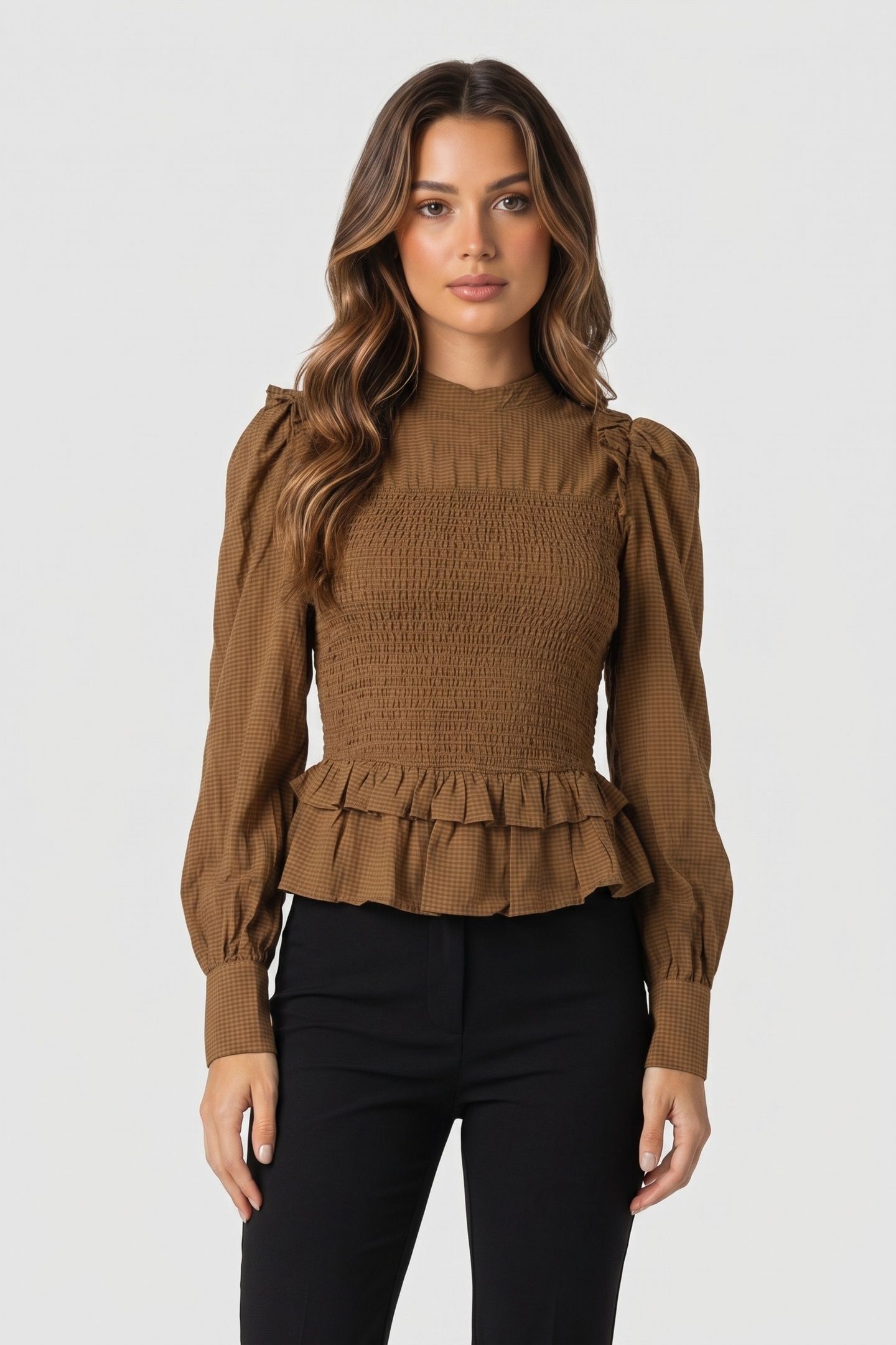 NIKO BLOUSE BEIGE 1