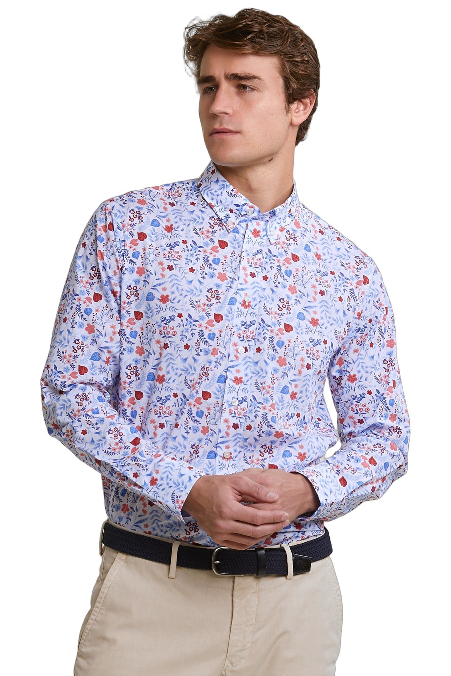CUSTOM FIT FLORAL SHIRT MULTI 1