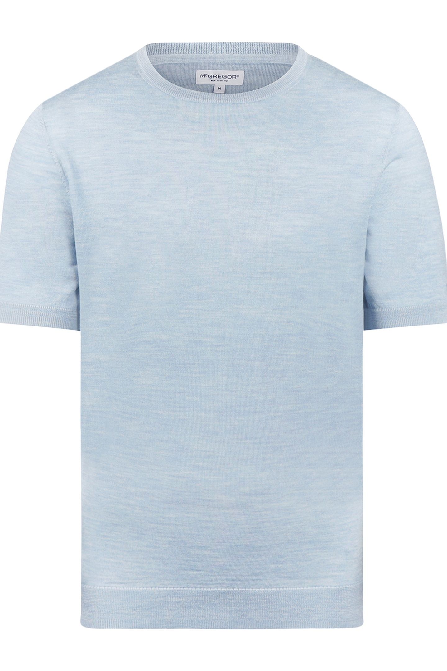 EXTRA FINE MERINO T-SHIRT LIGHT BLUE 3