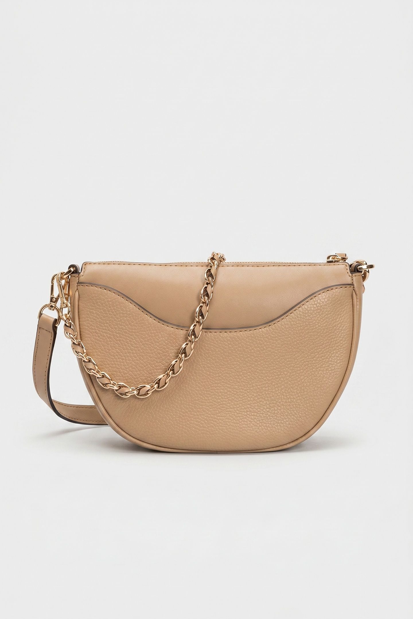 SMALL HALF MOON POUCHETTE CAMEL 3