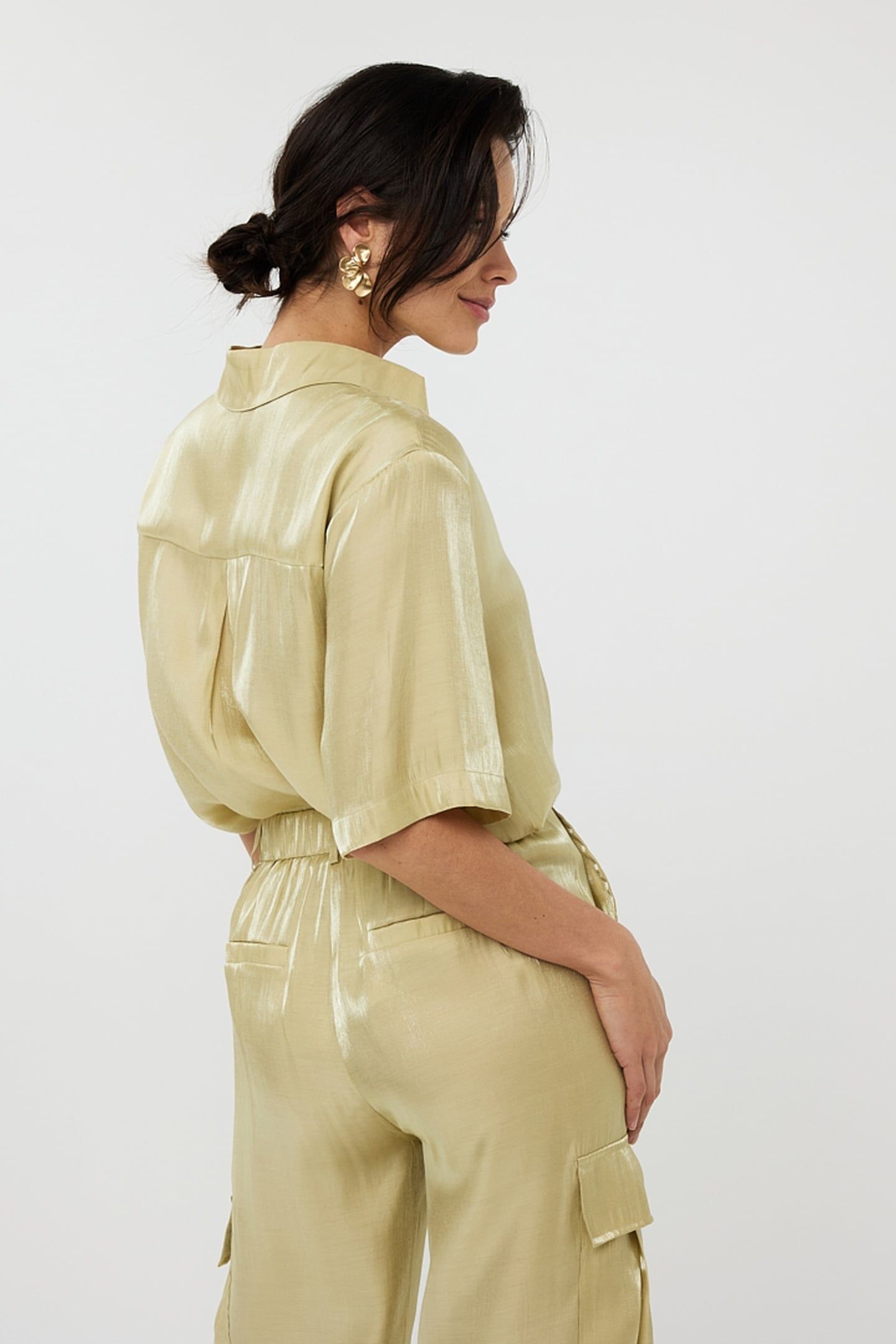 BLOUSE OVERSIZED SILKY TOUCH LEMON PIE 6