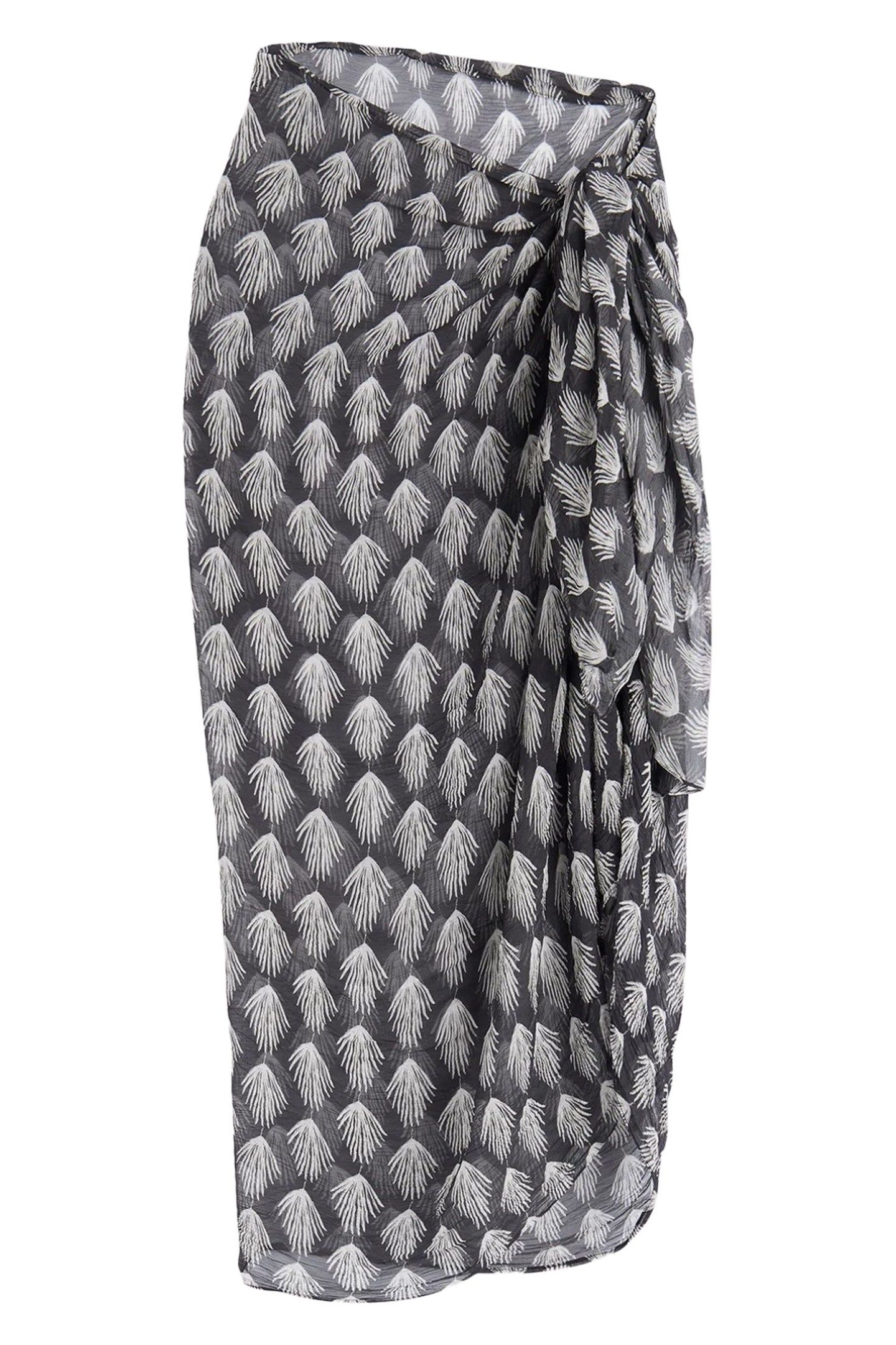 THE DARK PRINTED PAREO BLACK 3