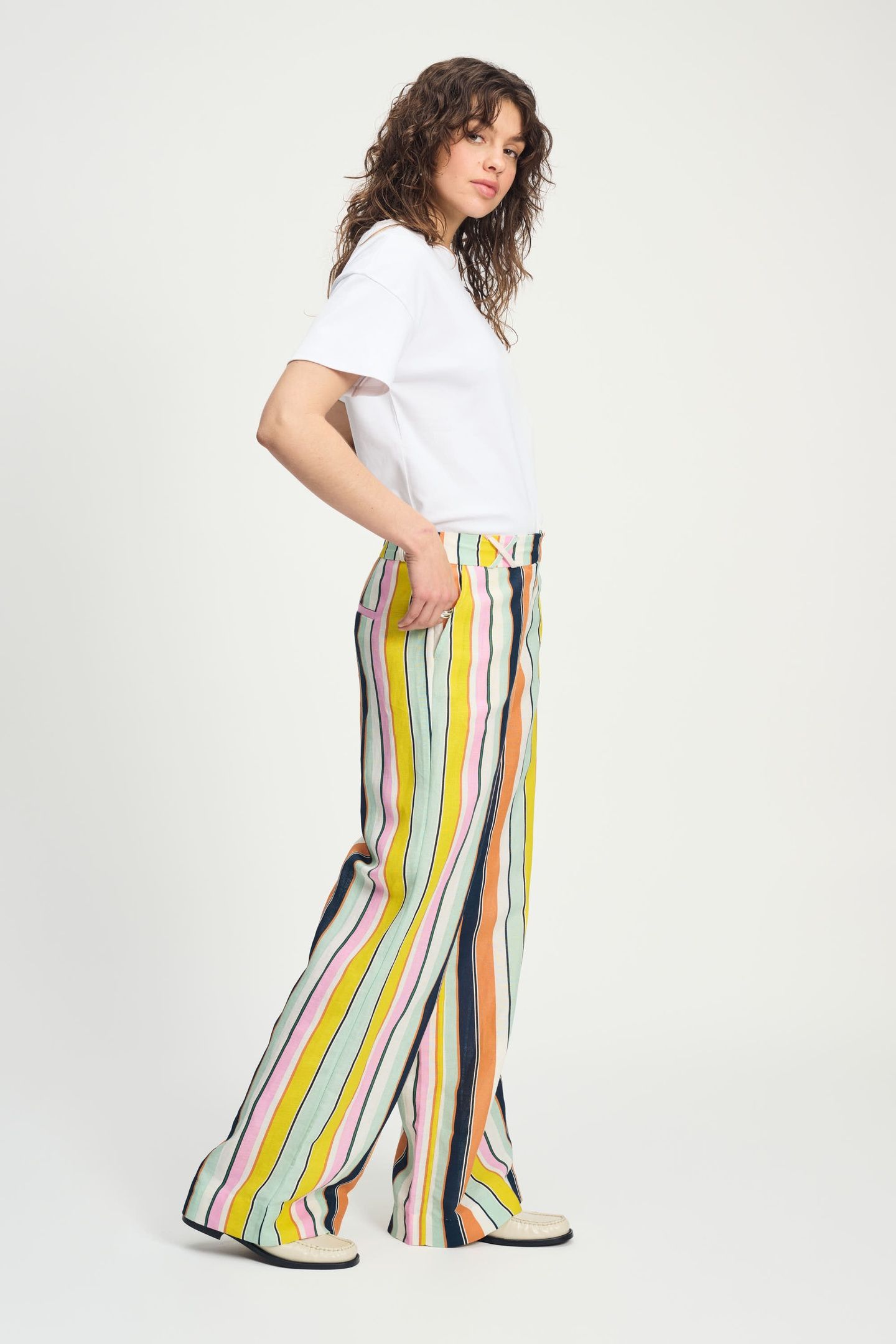 PANTS - PARADISE STRIPES LINEN 3